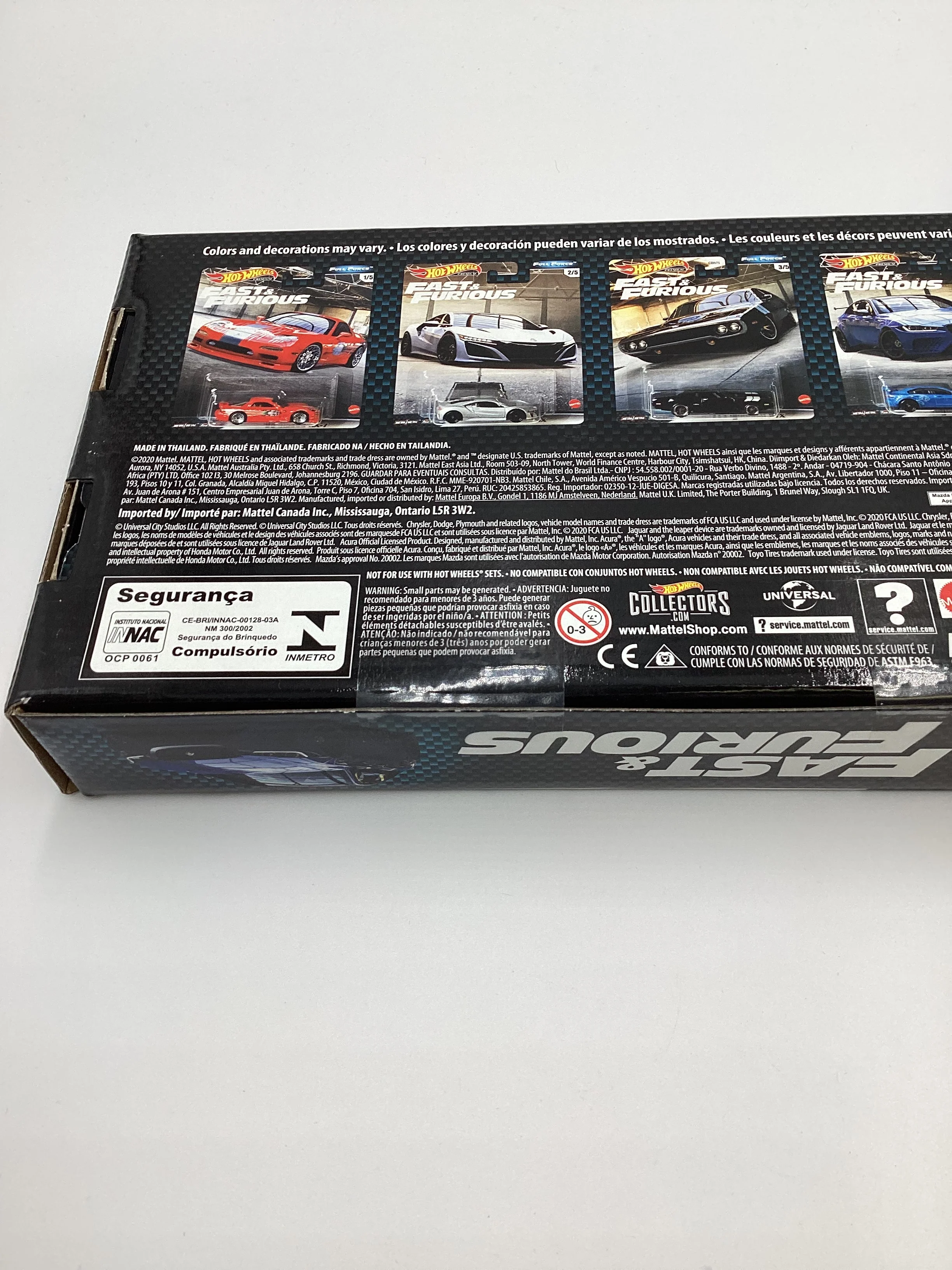 Hot Wheels Fast and Furious Full Force Sealed Premium 5 Car Set - Image 12