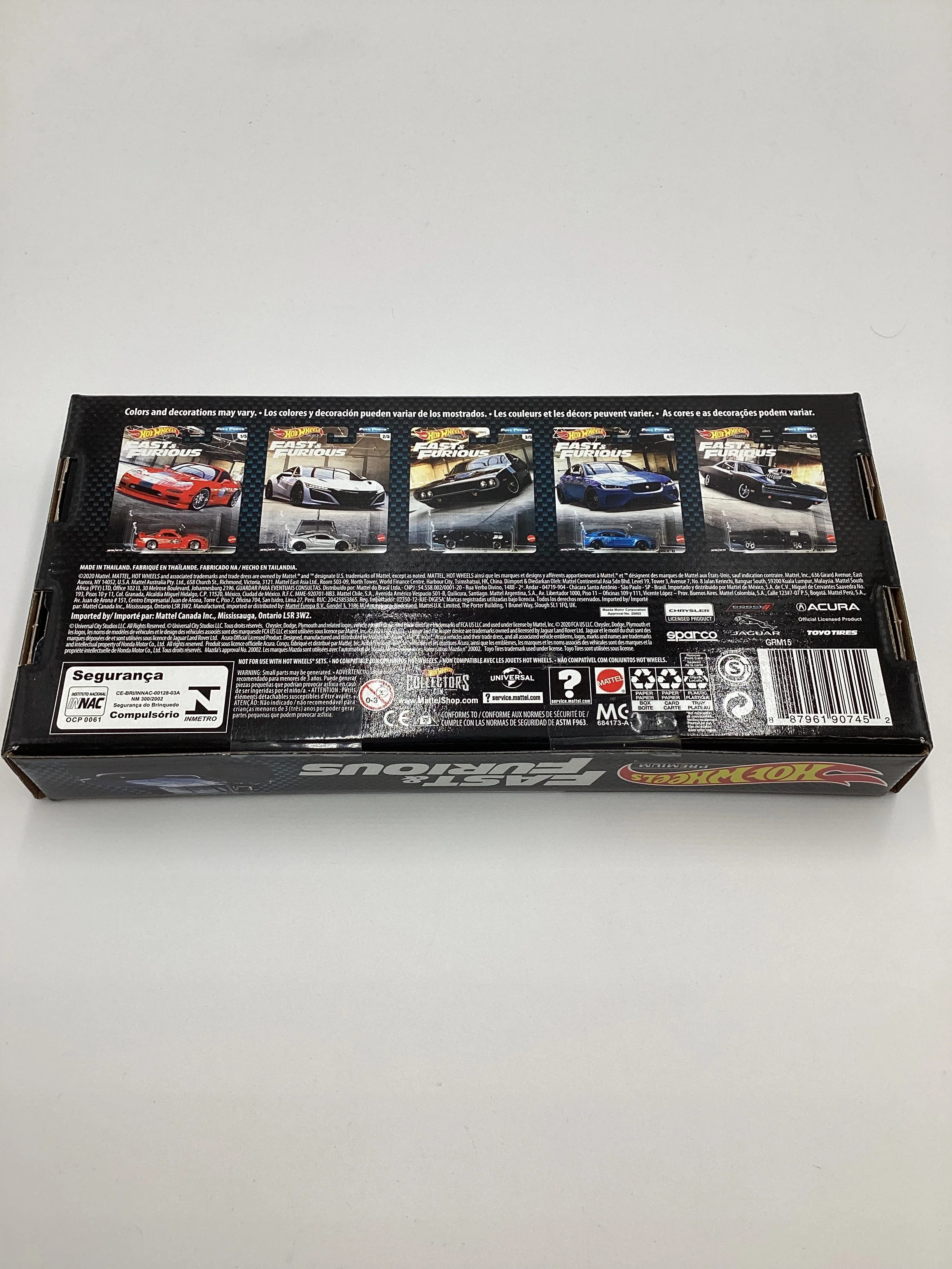 Hot Wheels Fast and Furious Full Force Sealed Premium 5 Car Set - Image 6