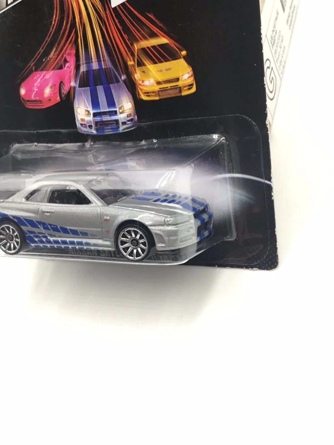 Hot wheels fast and furious Nissan skyline GT-R BNR34 2 fast 2 Furious W/ Protector 3/8 - Image 4