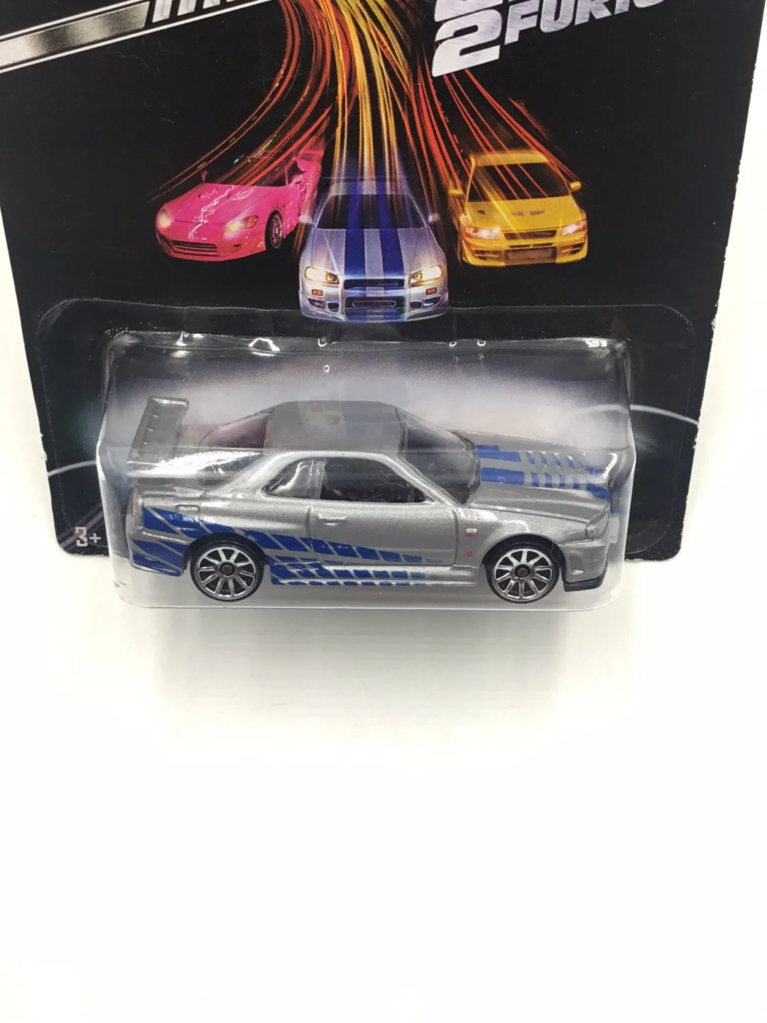 Hot wheels fast and furious Nissan skyline GT-R BNR34 2 fast 2 Furious W/ Protector 3/8 - Image 5
