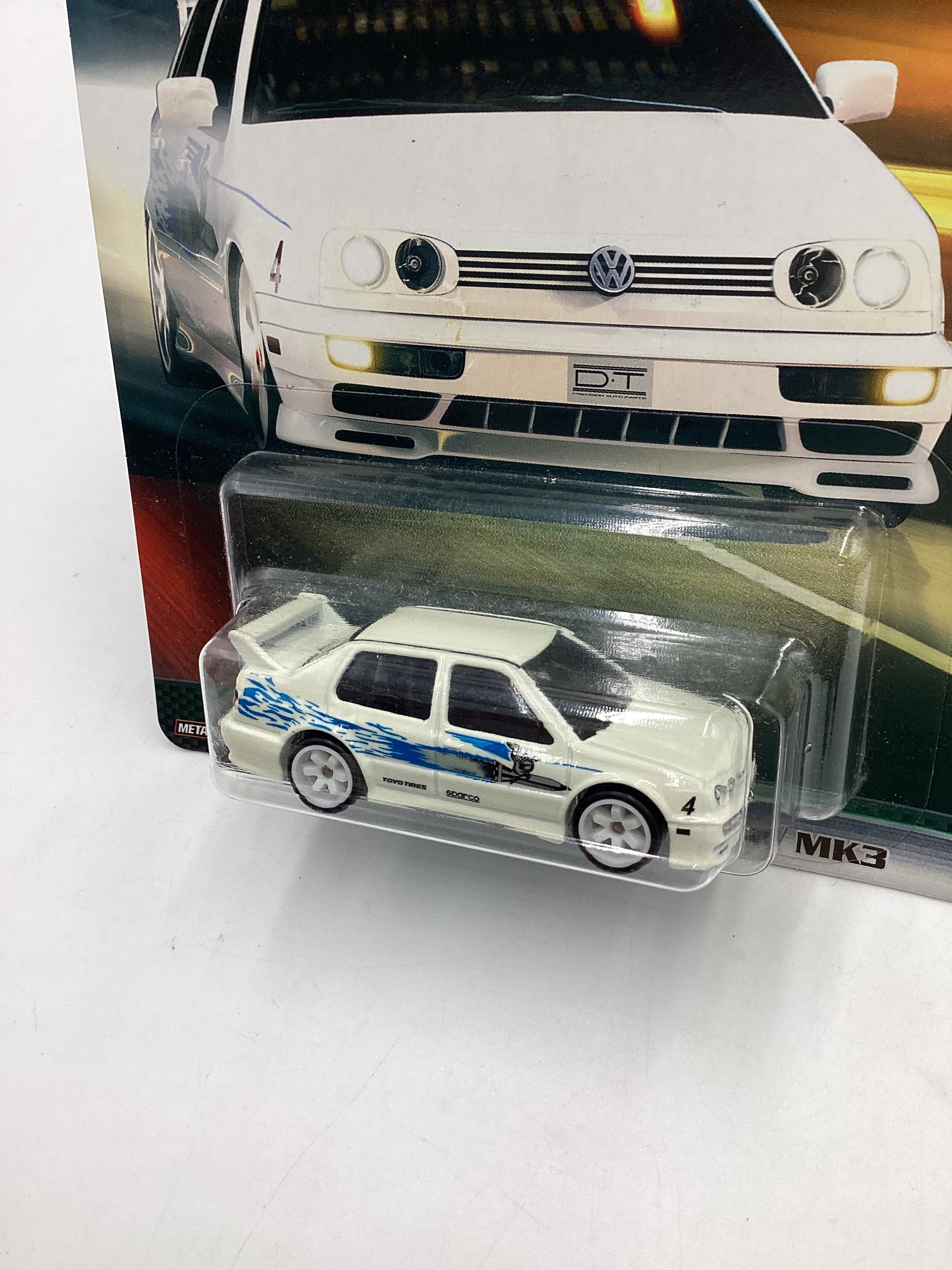 Hot Wheels Fast and furious Original Fast 4/5 #4 Volkswagen Jetta MK3 W/ protector - Image 3