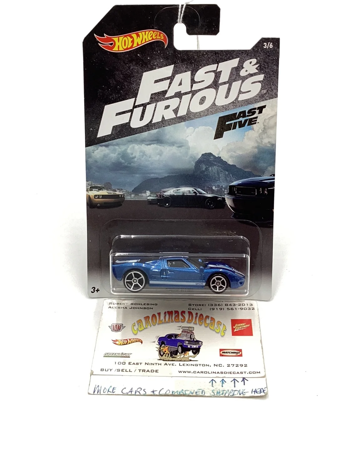Hot Wheels Fast & Furious Ford Gt-40 3/6 151i