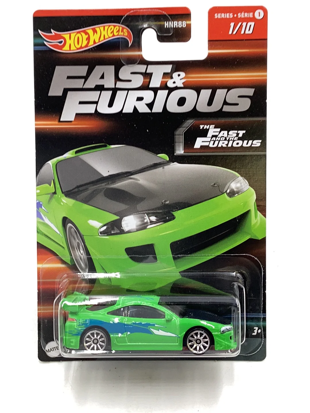 Hot Wheels Fast & Furious Series 1 95 Misubishi Eclipse with protector - Image 2