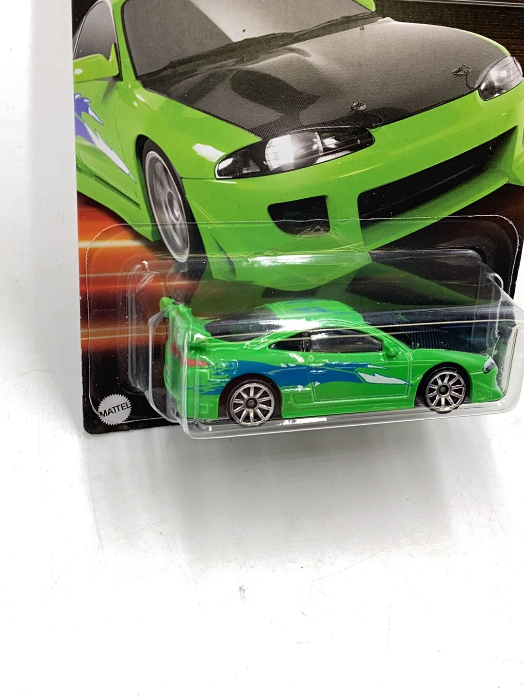 Hot Wheels Fast & Furious Series 1 95 Misubishi Eclipse with protector - Image 4