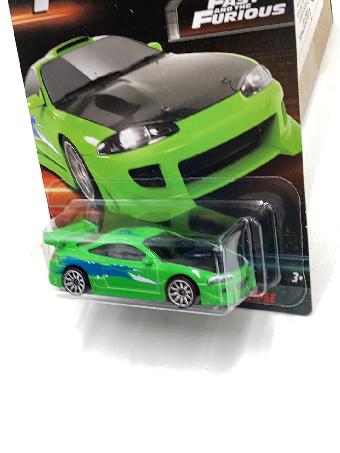Hot Wheels Fast & Furious Series 1 95 Misubishi Eclipse with protector - Image 5