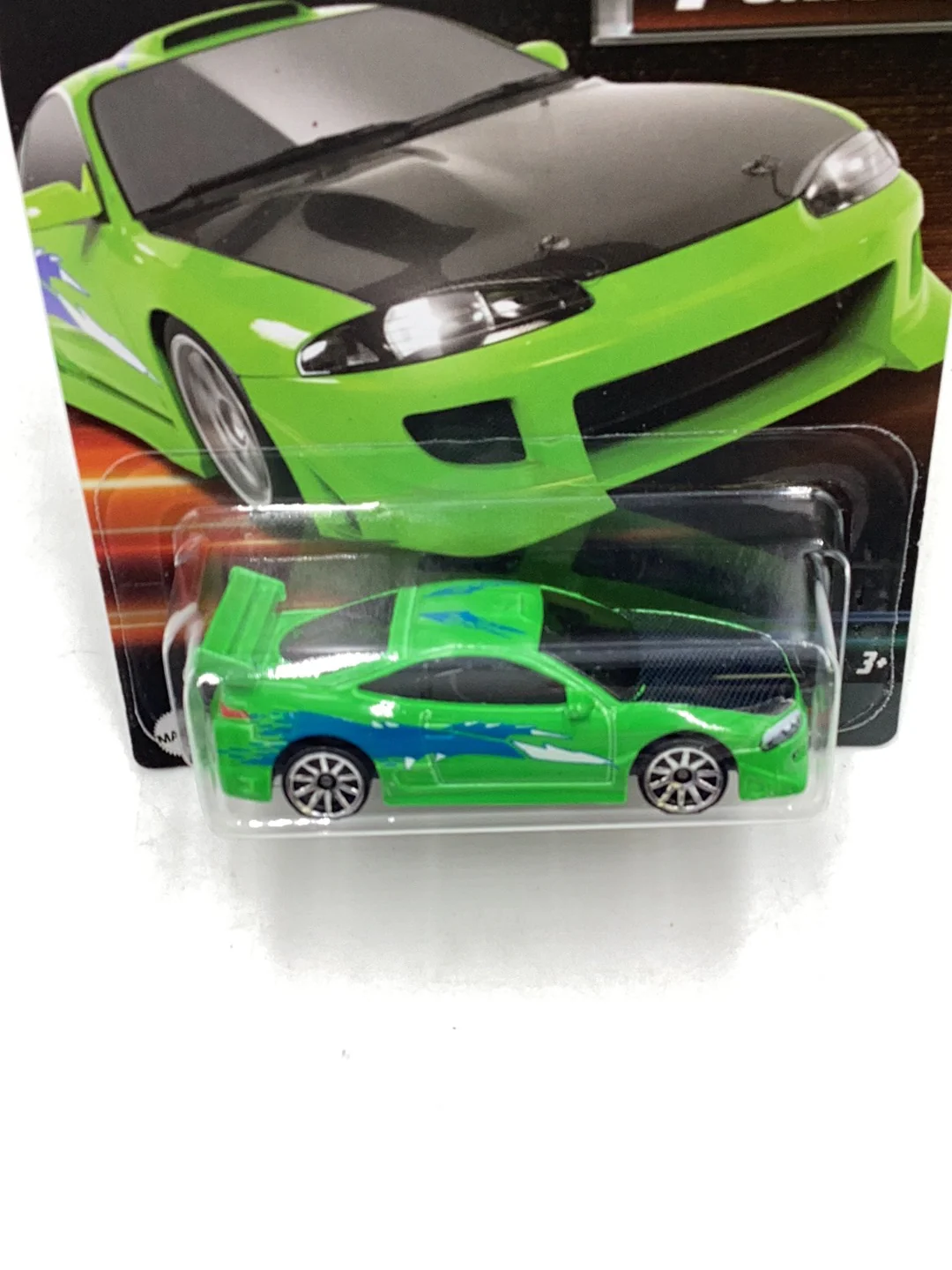 Hot Wheels Fast & Furious Series 1 95 Misubishi Eclipse with protector - Image 6