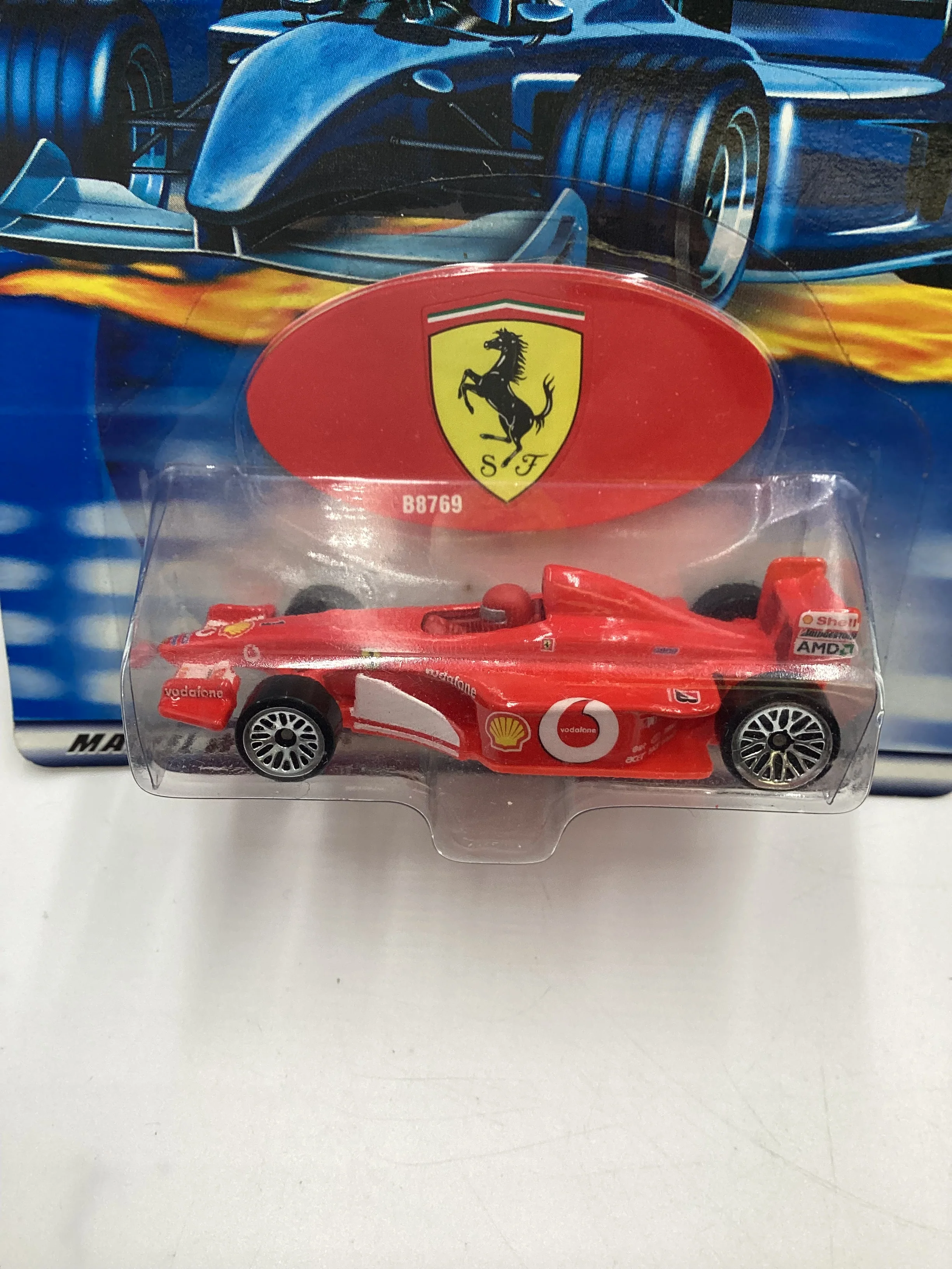 hot Wheels Ferrari Grand Prix B8769 Ferrari Formula 1 with driver red & protector - Image 3