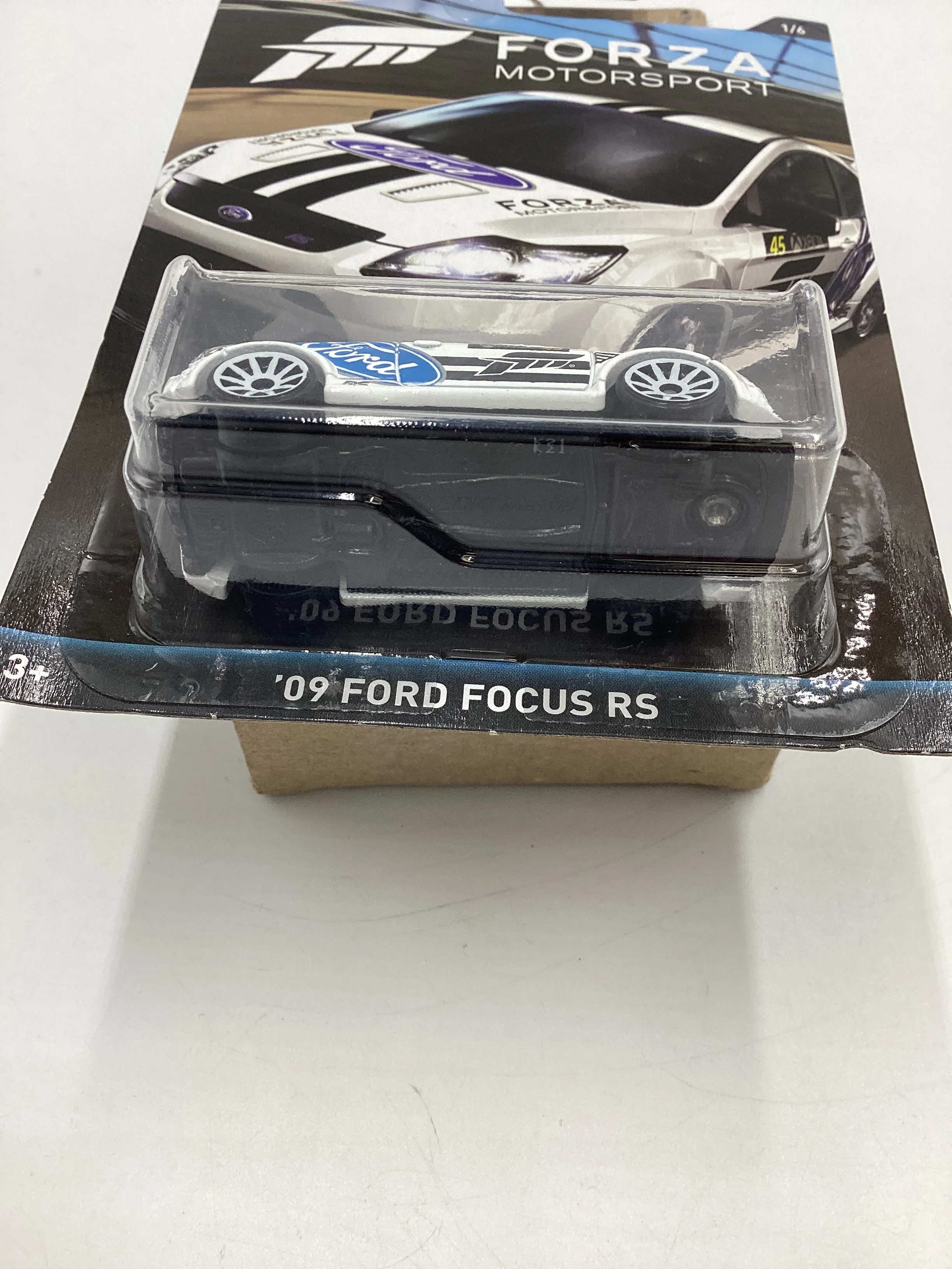 2017 Hot Wheels Forza Motorsport 09 Ford Focus RS White 154D - Image 7