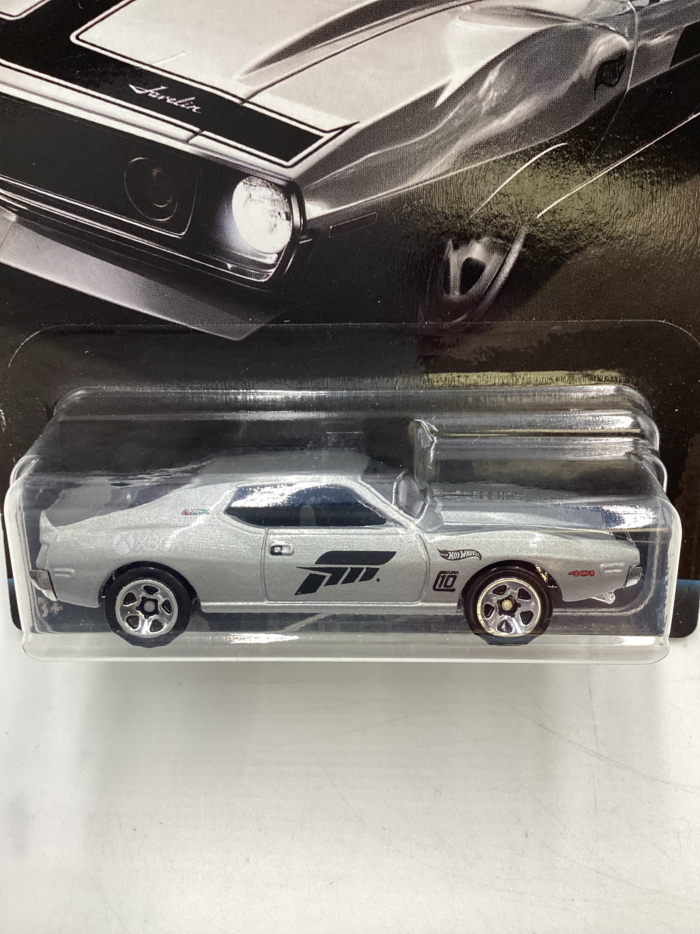 2017 Hot Wheels Forza Motorsport #6 AMC Javelin AMX Silver 154C - Image 3