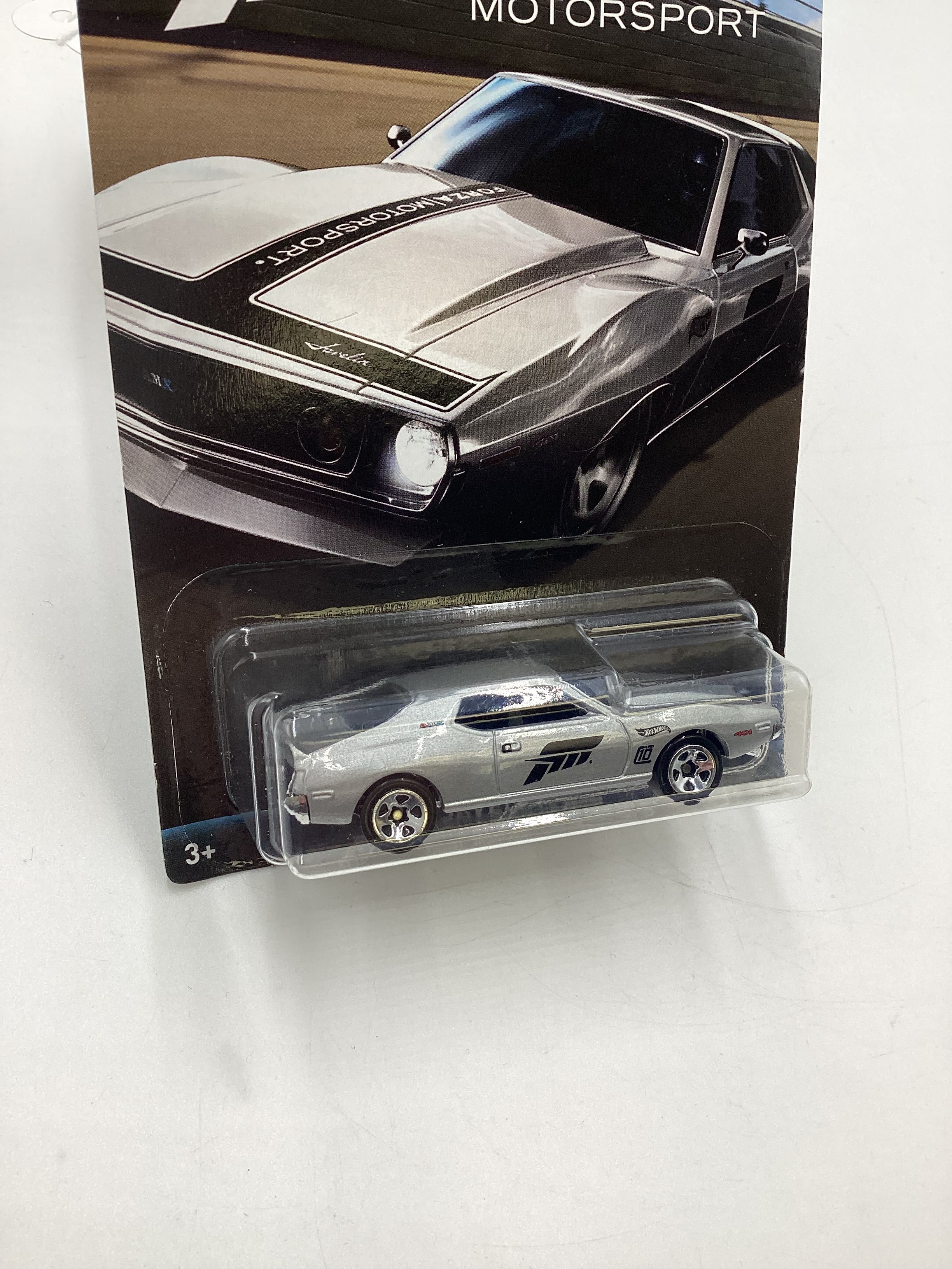 2017 Hot Wheels Forza Motorsport #6 AMC Javelin AMX Silver 154C - Image 5