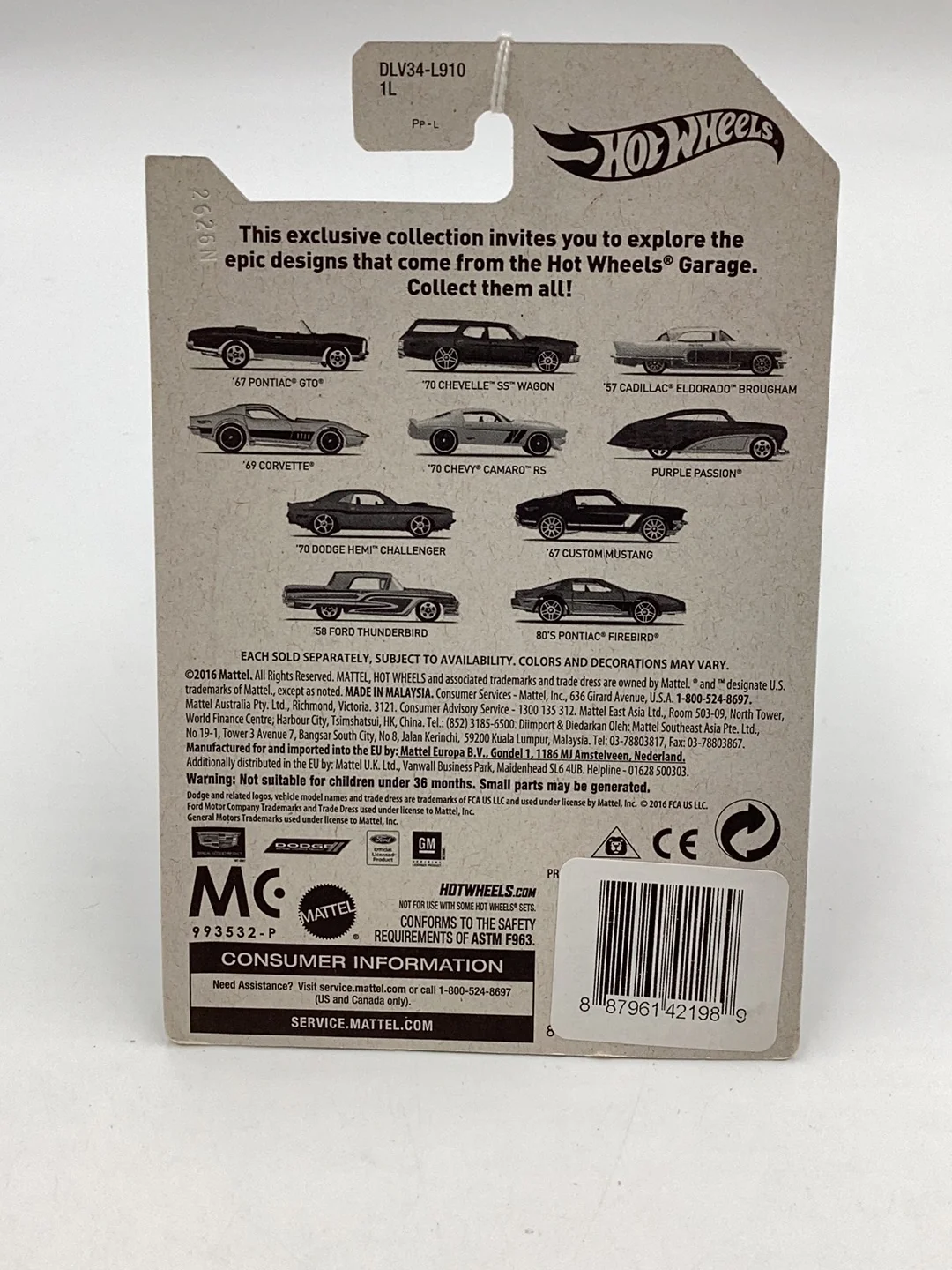 Hot Wheels Garage 3/10 57 Cadillac Eldorado Brougham 151B - Image 7
