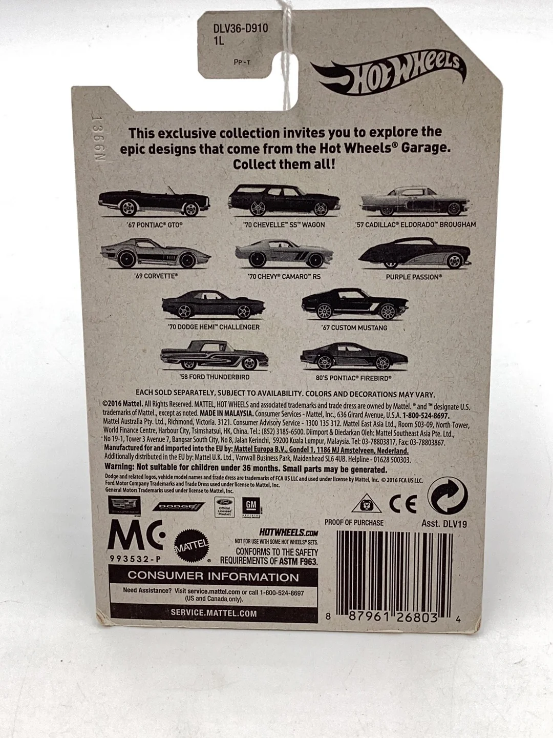 Hot wheels garage 5/10 70 Chevy Camaro RS 151A - Image 7