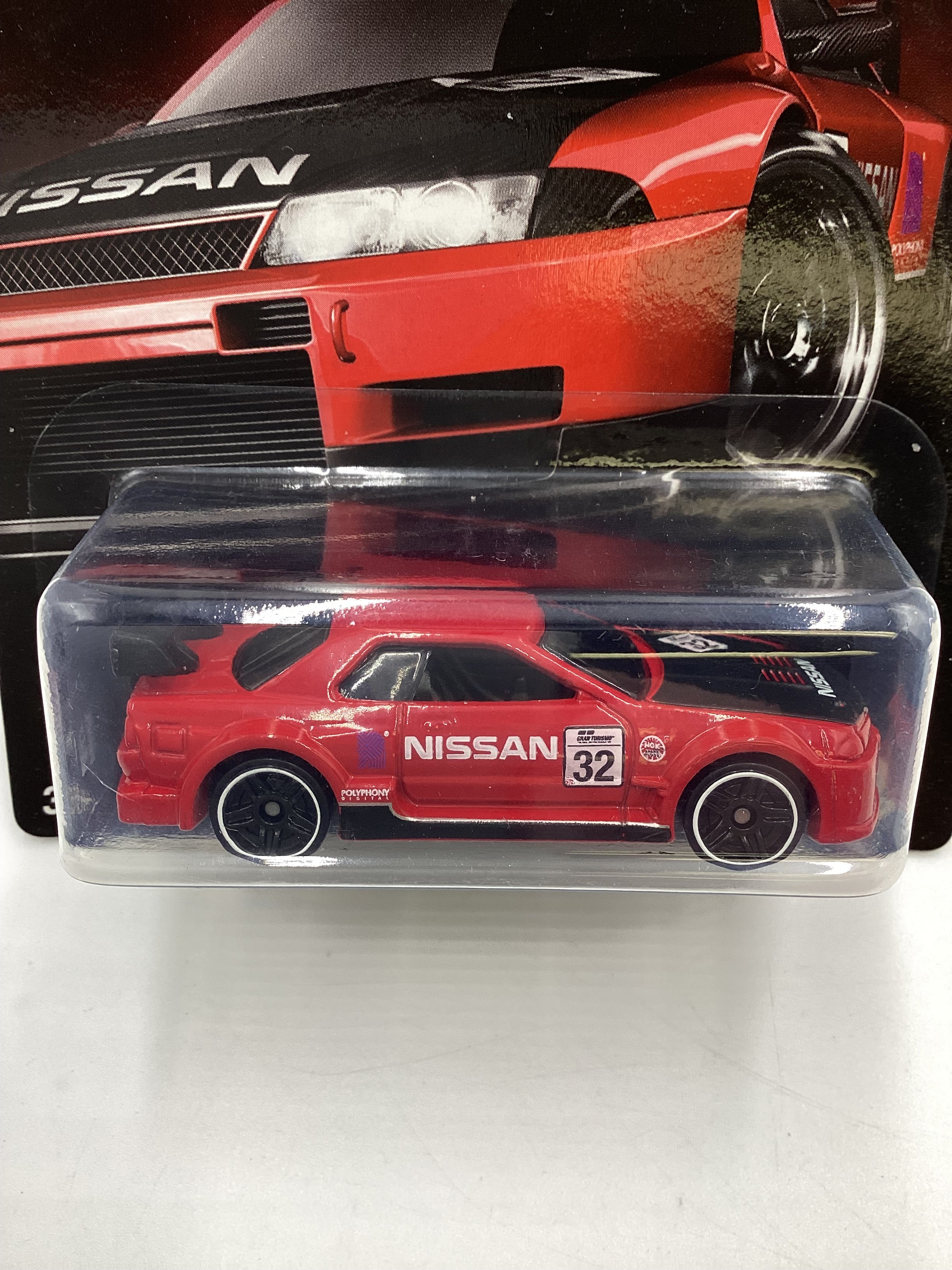 Hot Wheels Gran Turismo #1 Nissan Skyline GT-R R32 Red 156A - Image 3