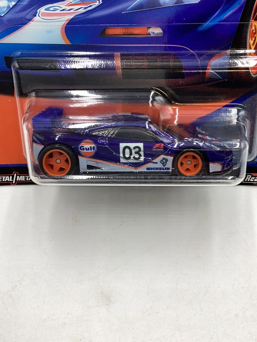 HOT WHEELS GULF McLaren F1 GTR 5/5 245A (Bad Card) - Image 3