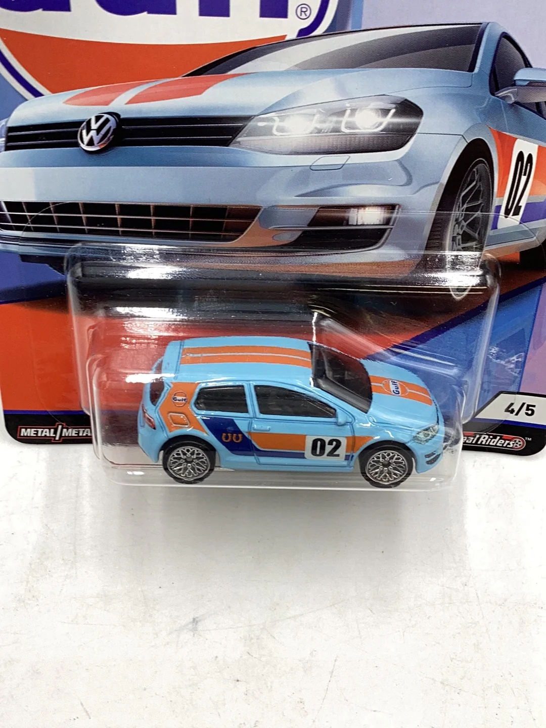 HOT WHEELS GULF Volkswagen Golf MK7 4/5 with protector - Image 6