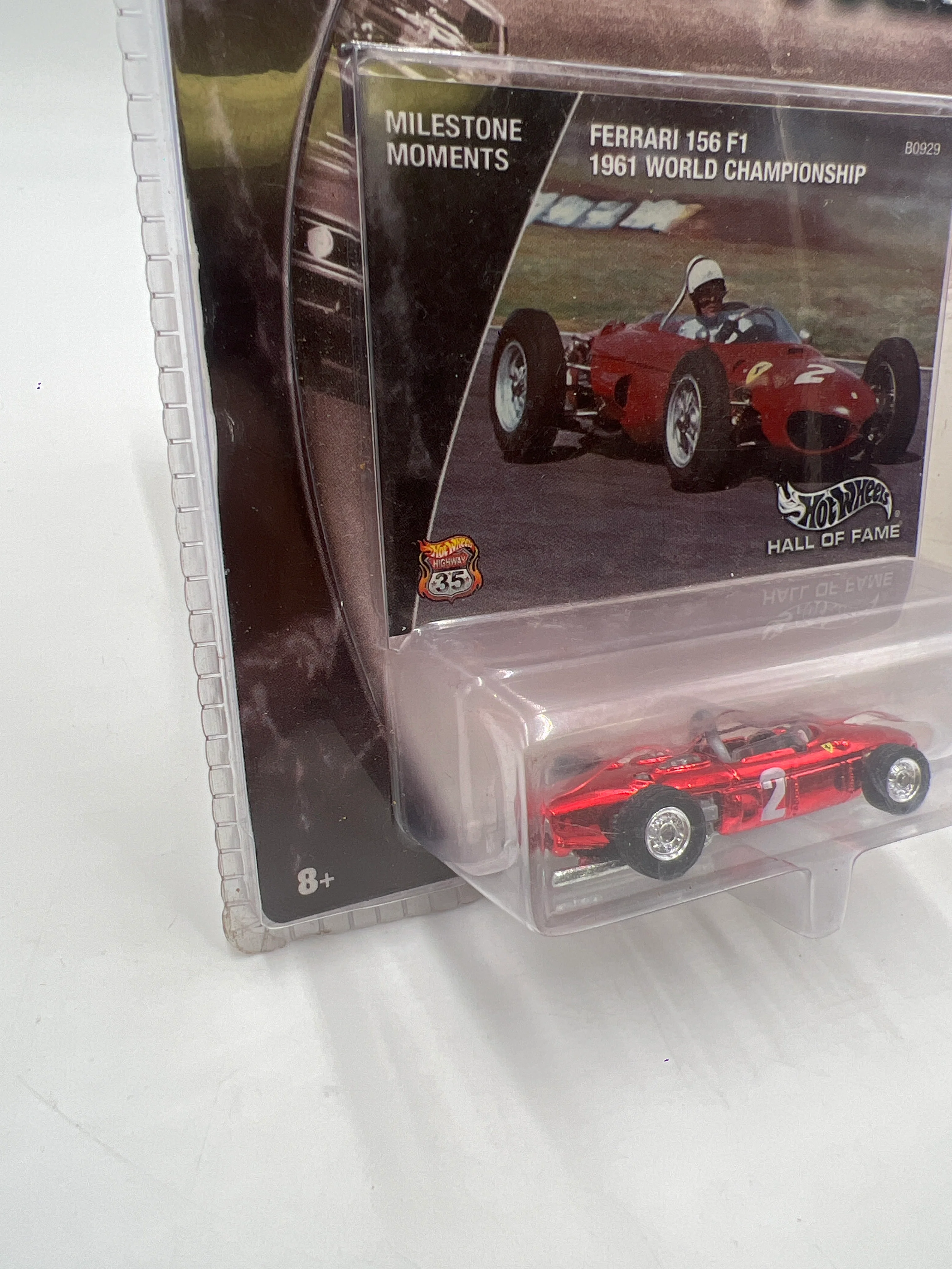 Hot Wheels Hall of Fame Milestone Moments Ferrari 156 F1 Red - Image 5