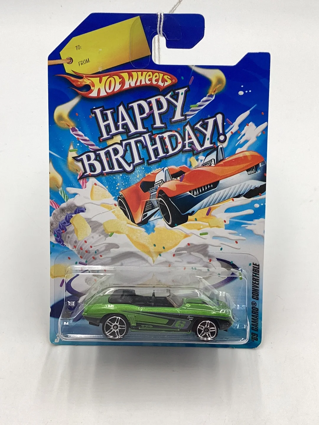 Hot Wheels Happy Birthday 69 Camaro Convertible - Image 2