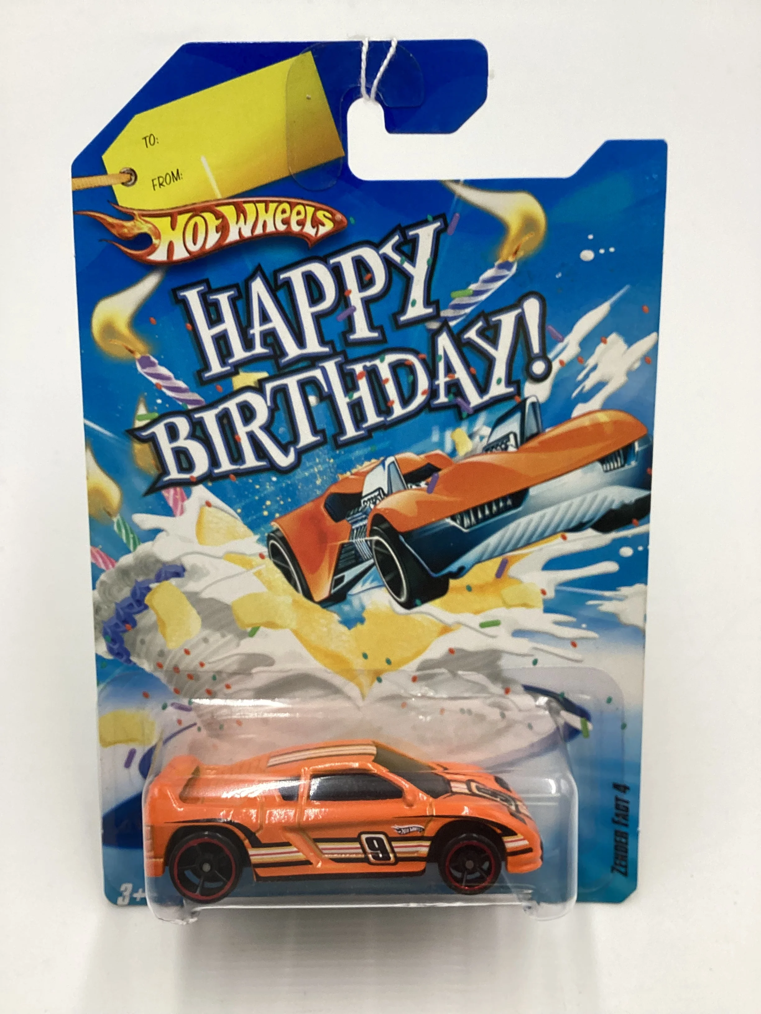 Hot Wheels Happy Birthday Zender Fact 4 Orange SR - Image 2