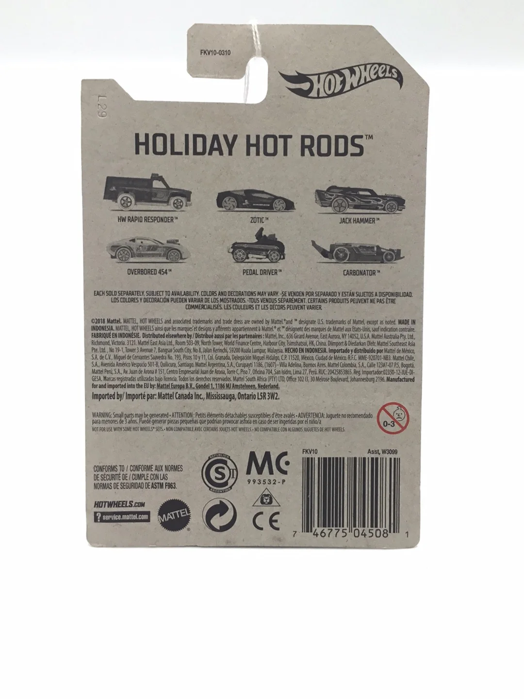 Hot wheels Xmas Card Jack Hammer 3/6 159B - Image 6