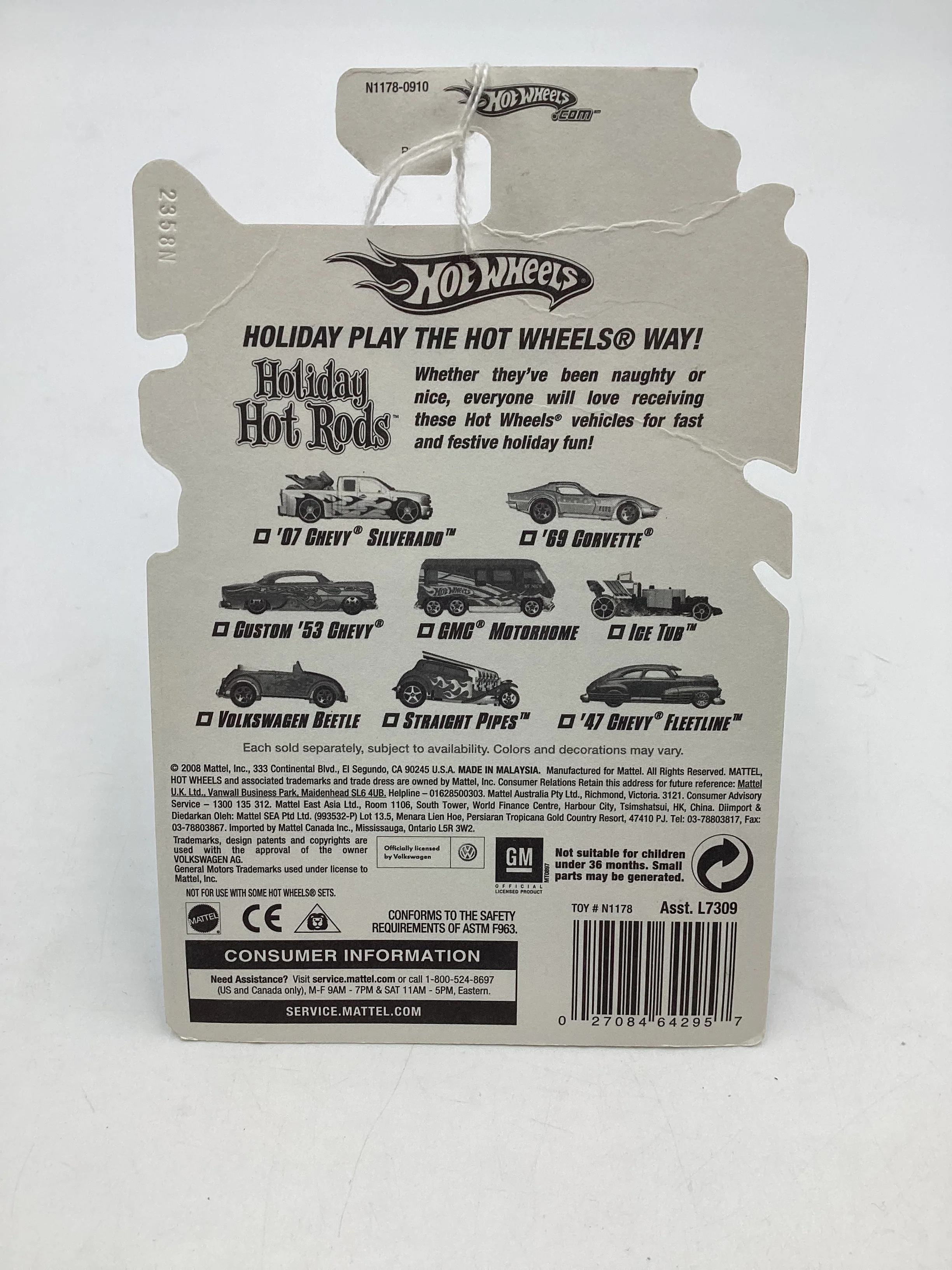 Hot wheels Holiday Hot rods 69 Corvette 156E - Image 8