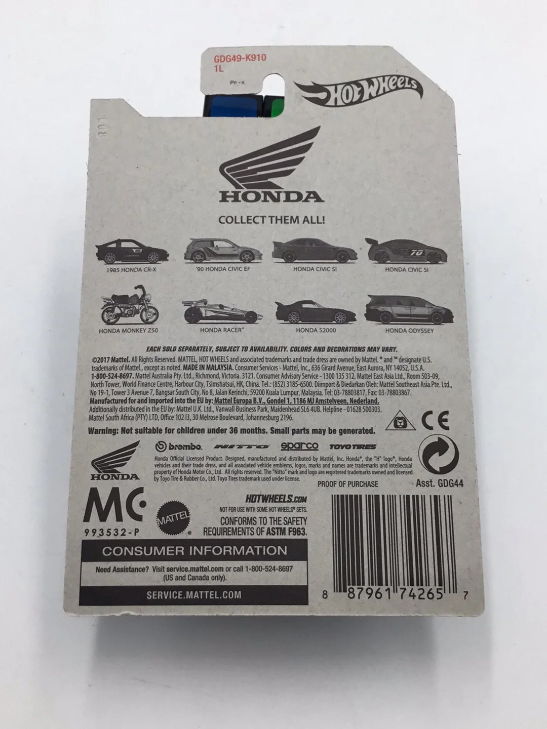 Hot wheels Honda series Honda Monkey Z50 5/8 Walmart exclusive OO3 - Image 6