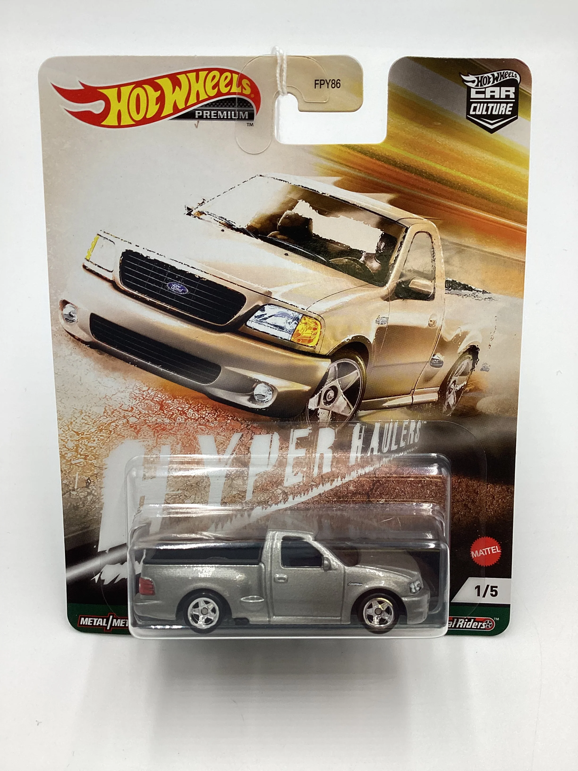 Hot Wheels Hyper Haulers #1 99 Ford F-150 SVT Lightning Silver 246L - Image 2