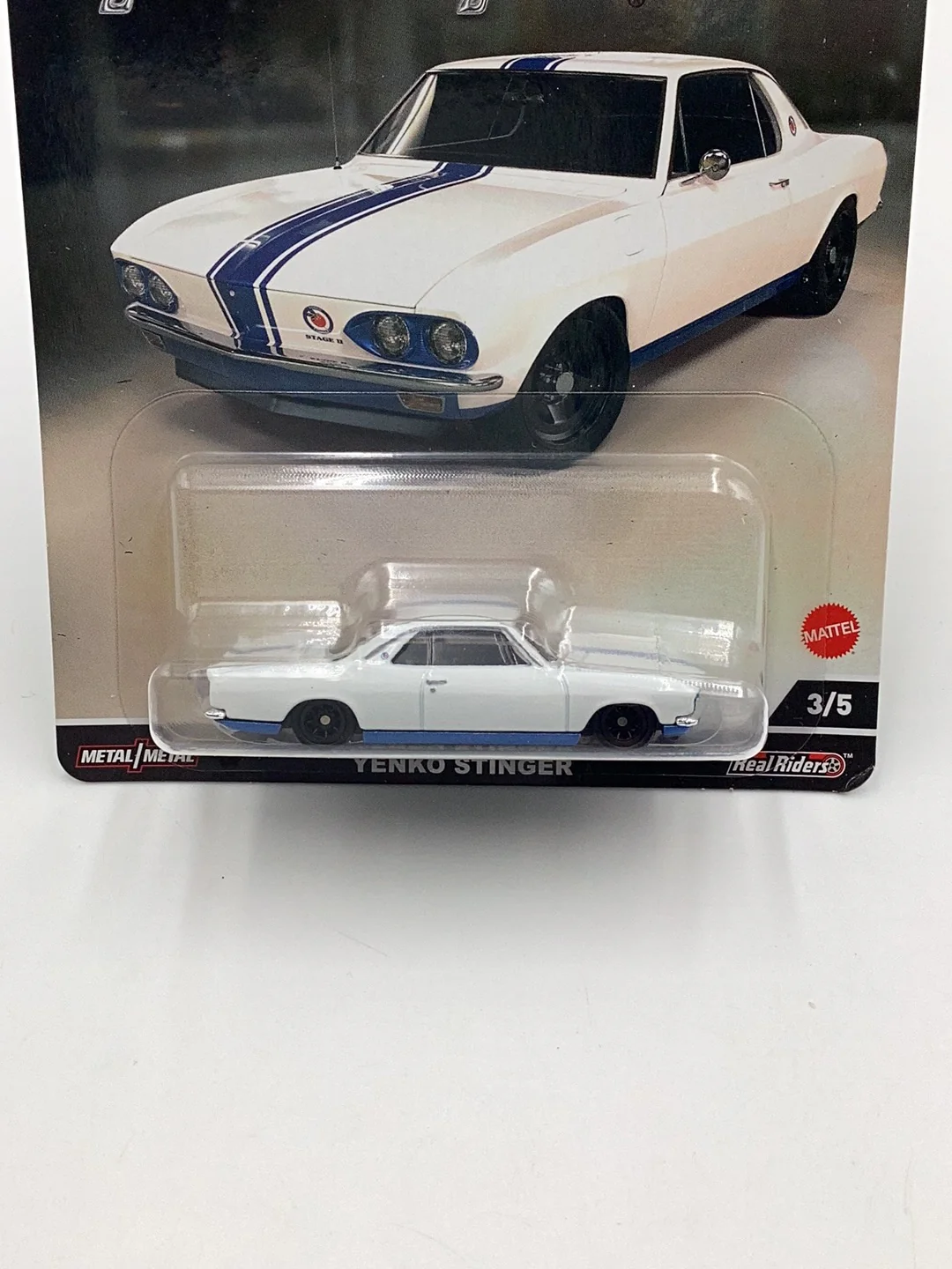 Hot Wheels Jay Leno’s Garage ‘66 Chevrolet Corvair Yenko Stinger 3/5 253H - Image 2