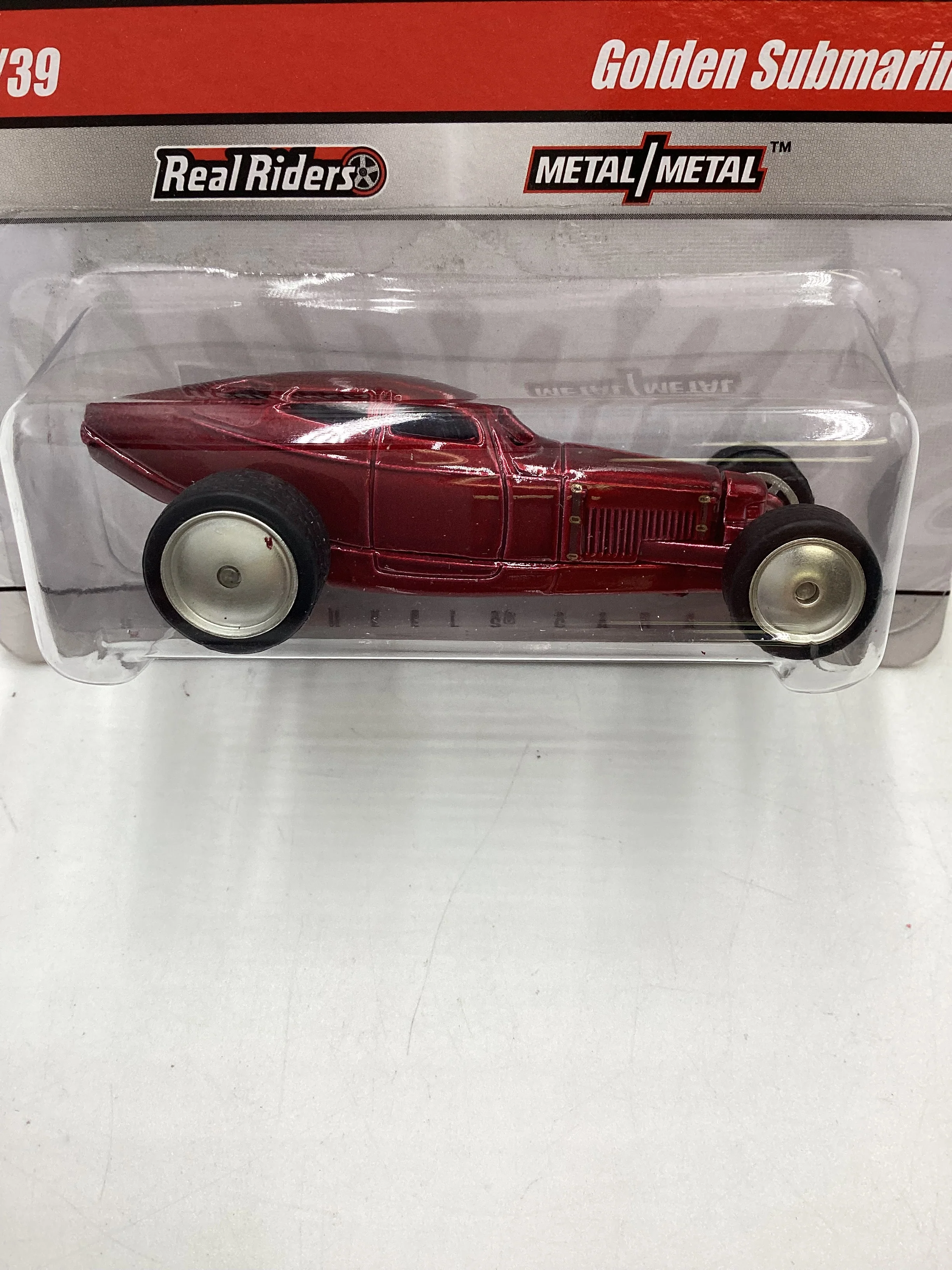 Hot wheels Larrys garage 26/39 Golden Submarine Red (FW) - Image 3