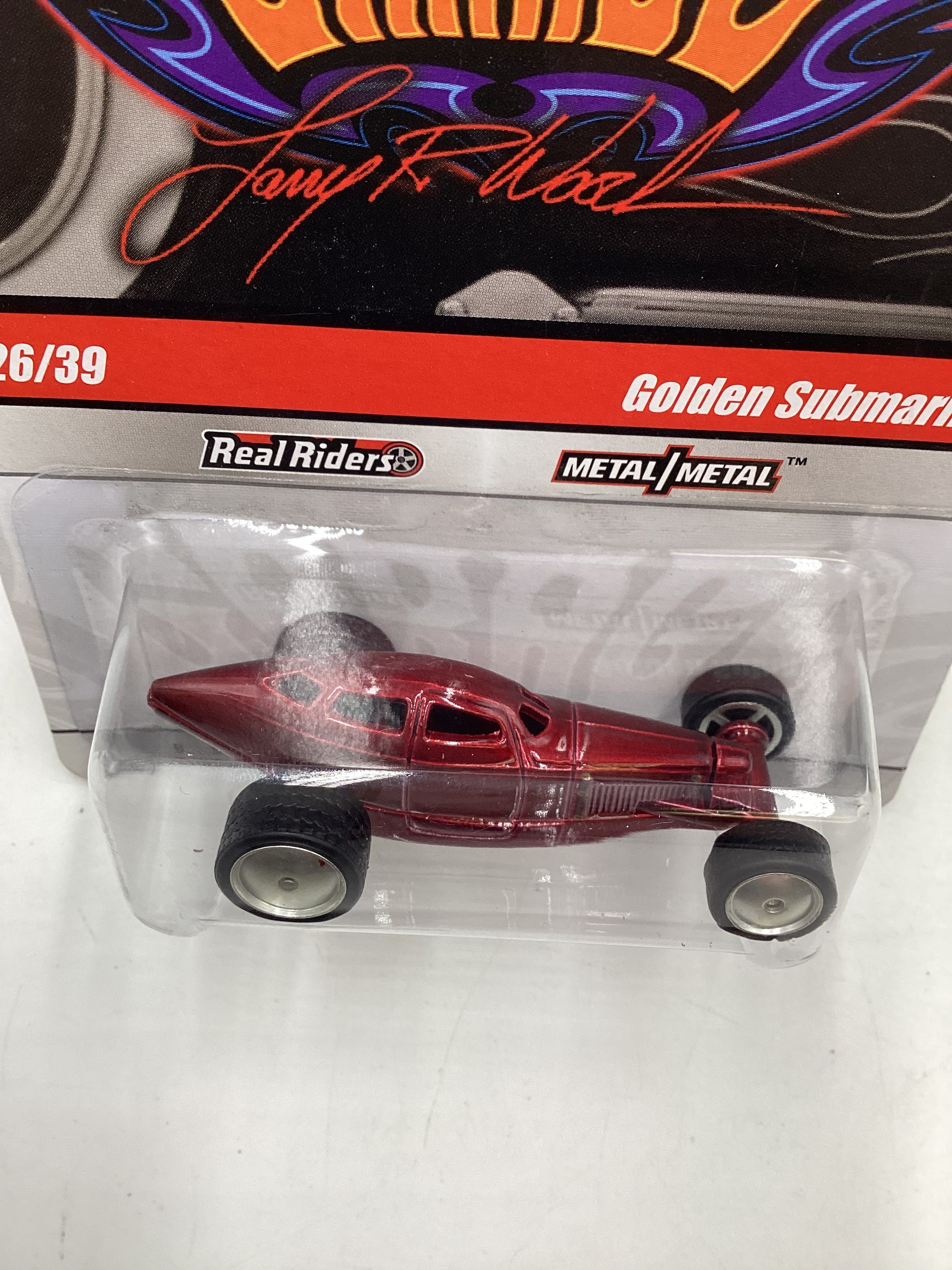 Hot wheels Larrys garage 26/39 Golden Submarine Red (FW) - Image 5
