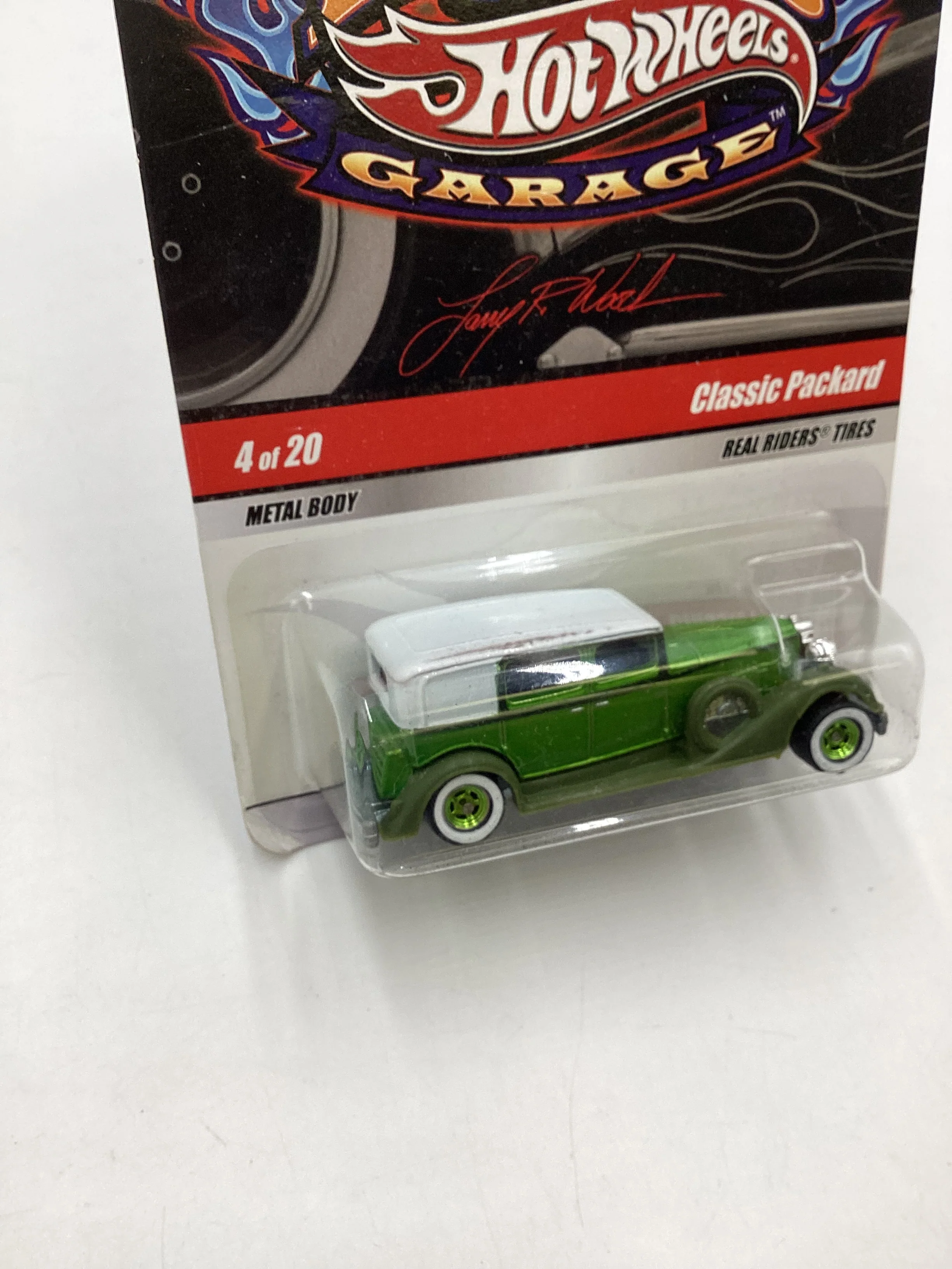 Hot Wheels Larrys garage 4/20 Green Classic Packard - Image 5