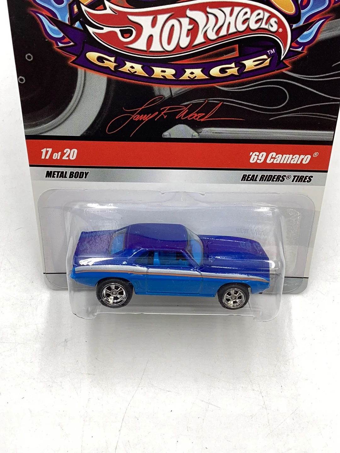 Hot wheels Larrys garage 69 Camaro 17/20 with protector - Image 6