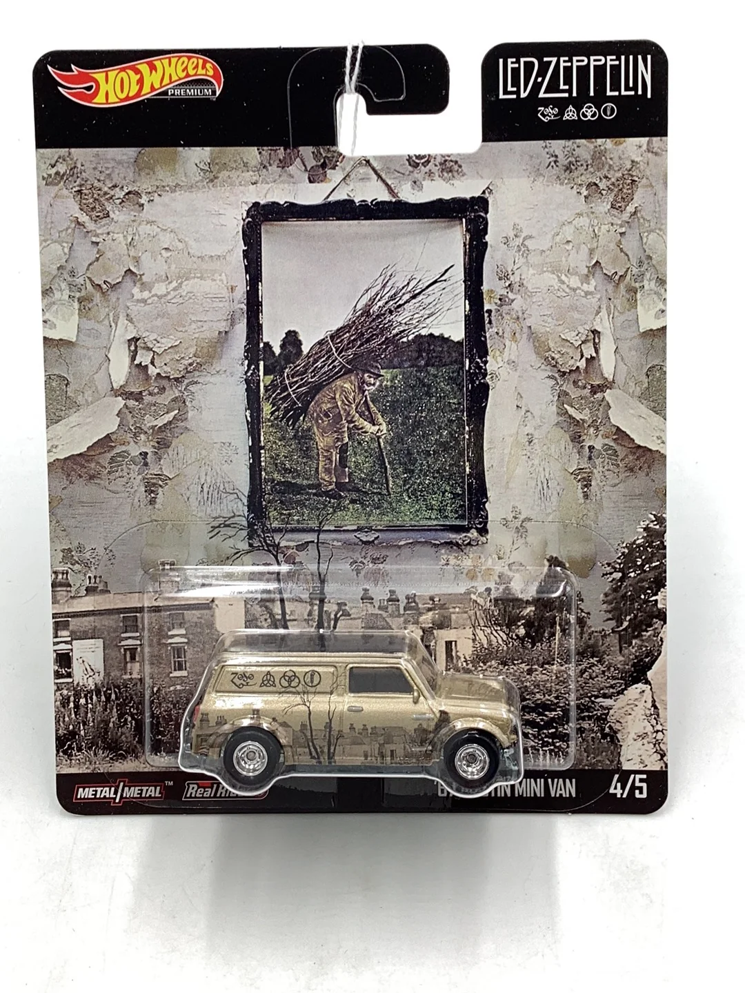 Hot Wheels Led Zeppelin 4/5 67 Austin Mini Van 263E - Image 2