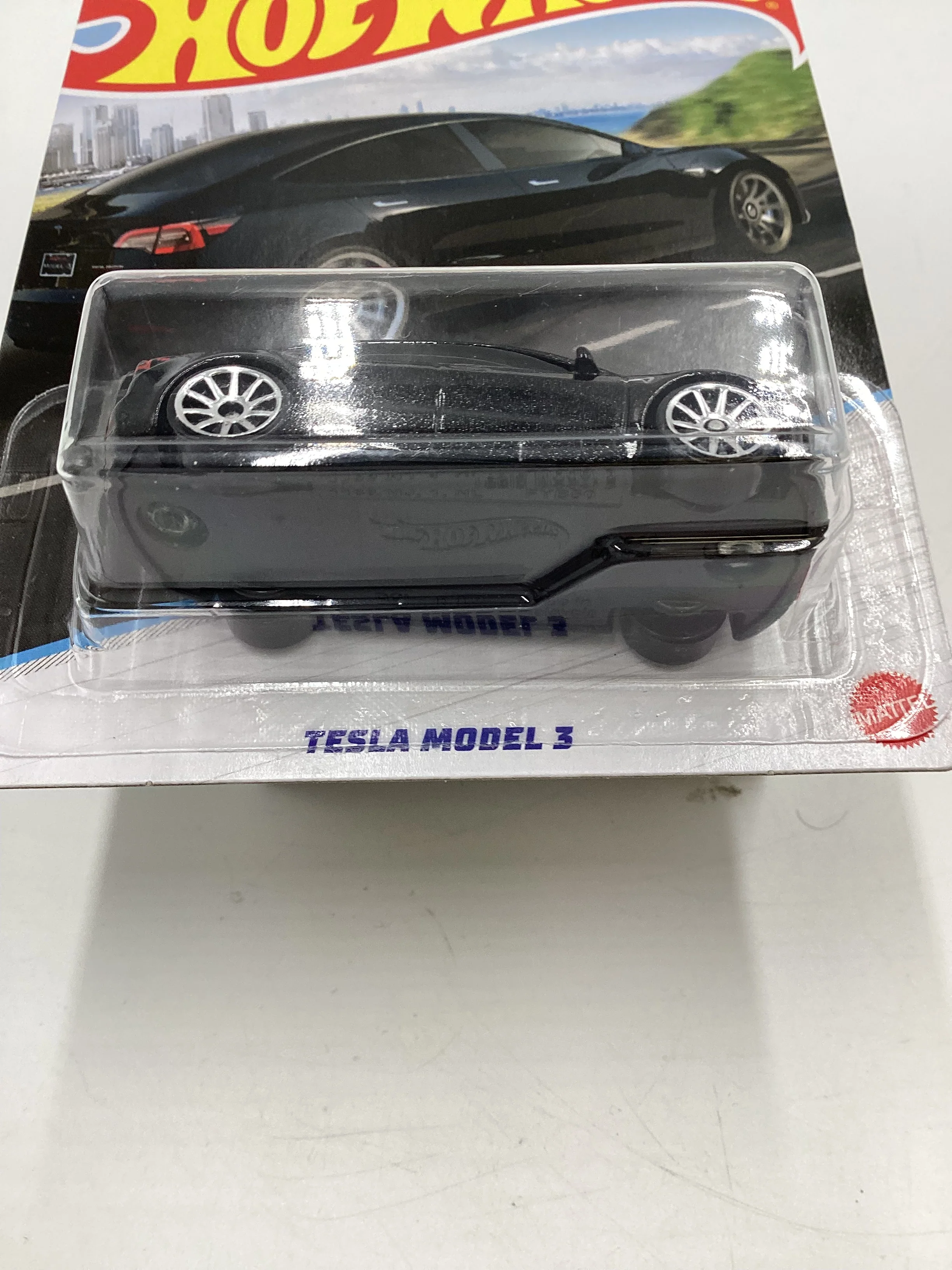 Hot Wheels Walmart Exclusive Luxury Sedans #3 Tesla Model 3 Black 158C - Image 7