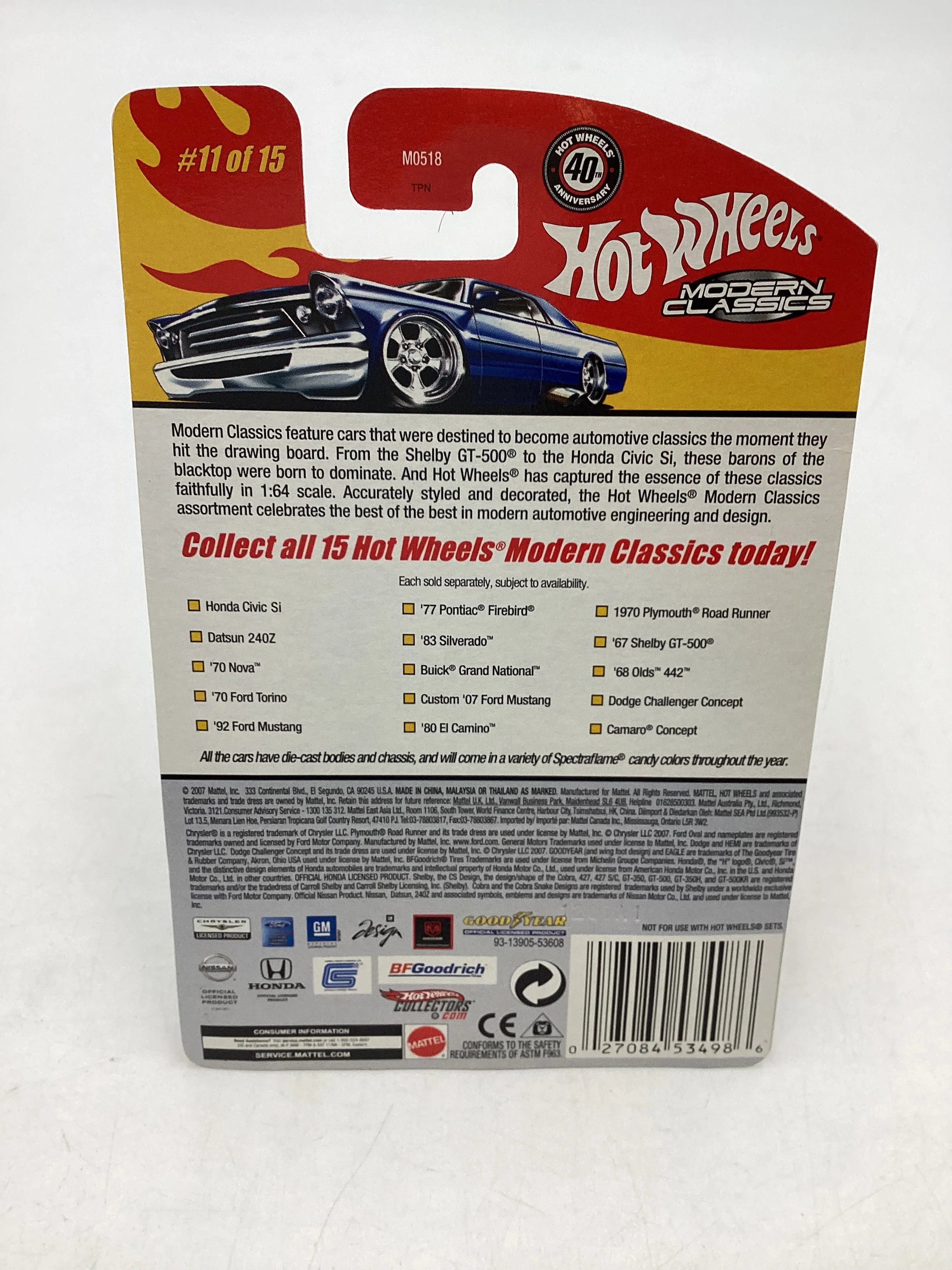 Hot Wheels Modern Classics 11/15 1970 Plymouth Roadrunner - Image 7