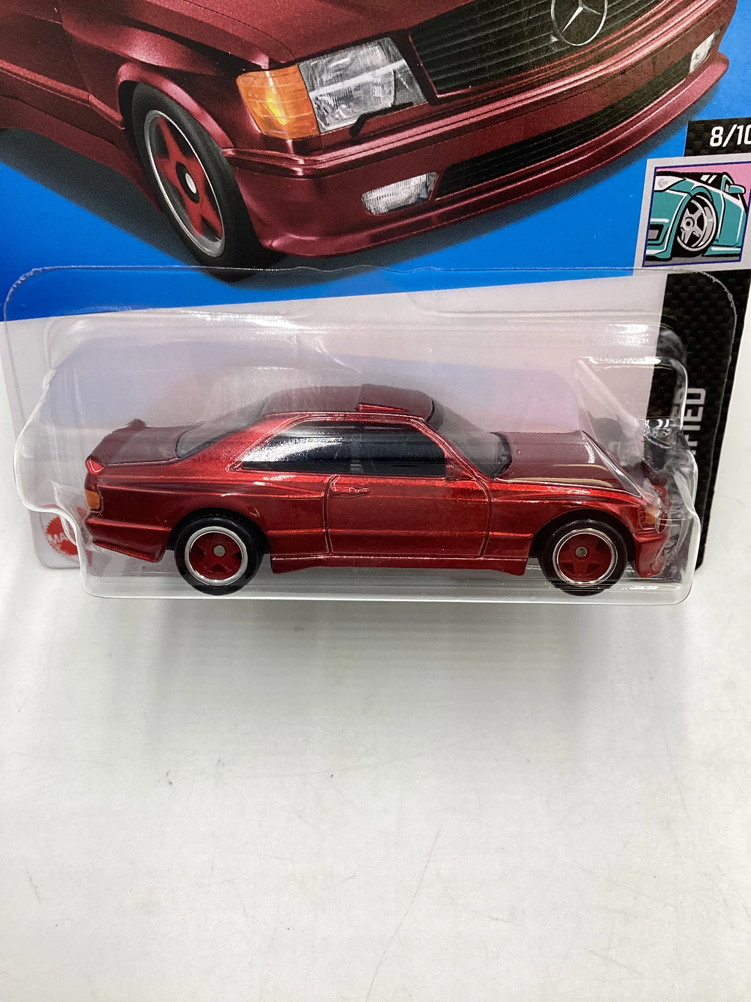 Hot Wheels Modified 82/250 89 Mercedes-Benz 560 SEC AMG Super Treasure Hunt with protector - Image 3