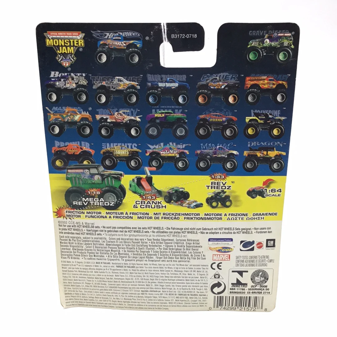Hot Wheels monster jam #26 Wild Hair 127F - Image 4