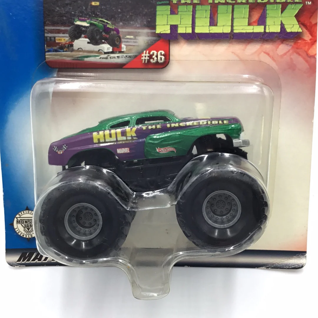Hot Wheels monster jam #36 The Incredible Hulk 128A - Image 2