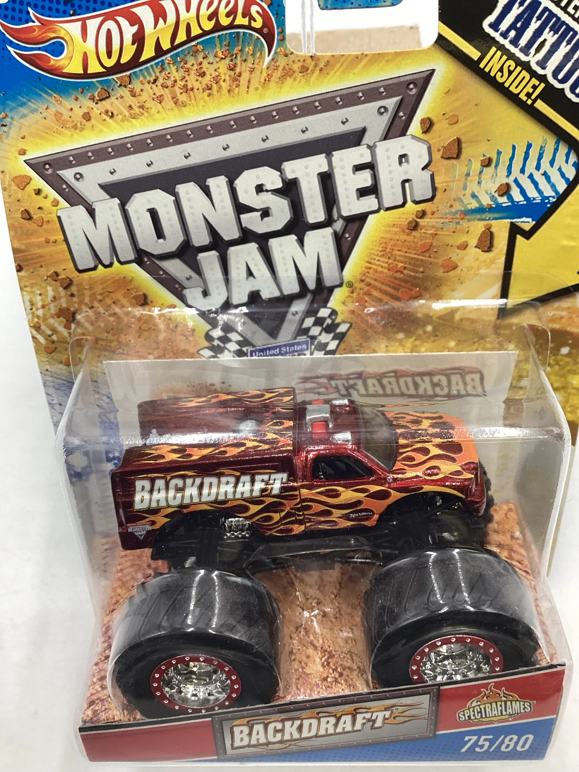 Hot Wheels Monster Jam Backdraft Spectraflame 124A - Image 6