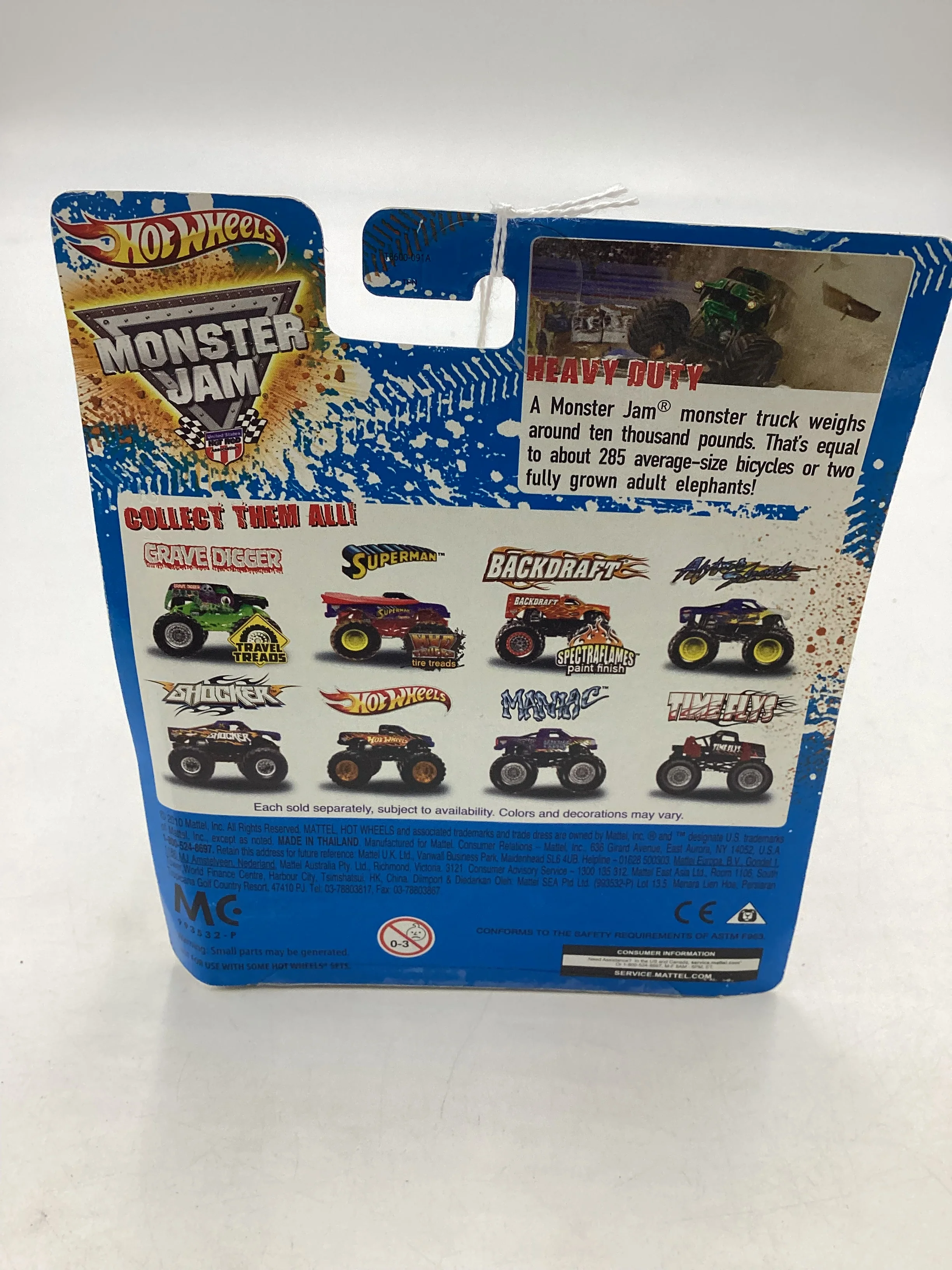 Hot Wheels Monster Jam Backdraft Spectraflame 124A - Image 7