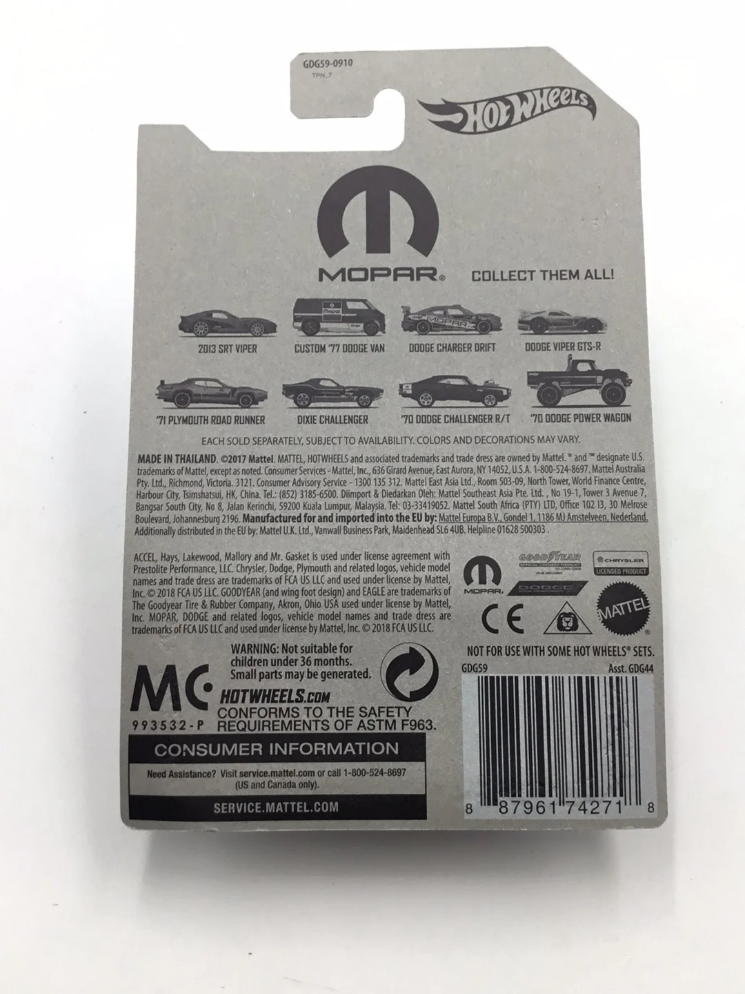 Hot wheels Mopar series 6/8 Dixie Challenger LL5 - Image 6
