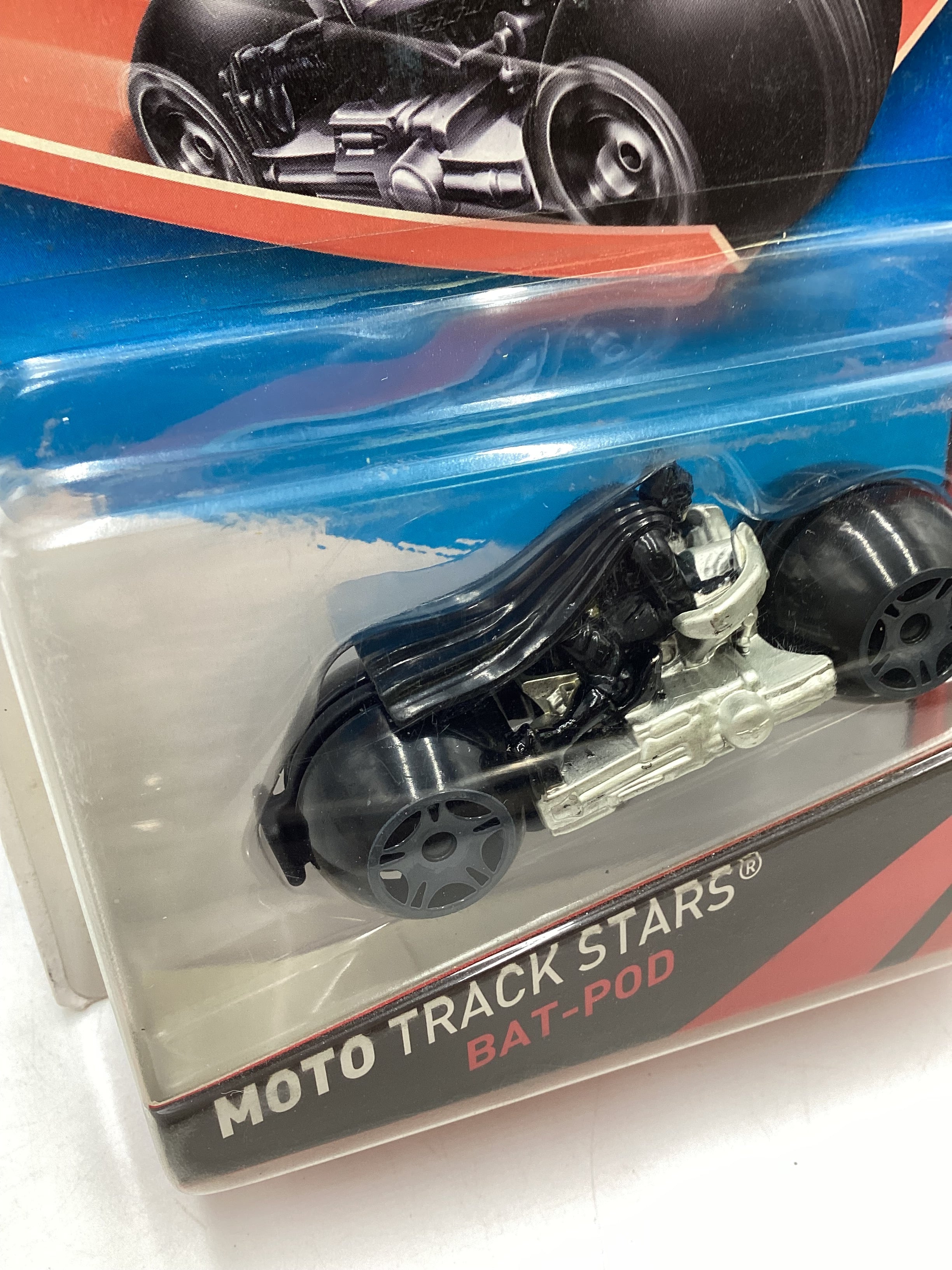 Hot wheels Moto Track Stars Bat-Pod Rare - Image 5