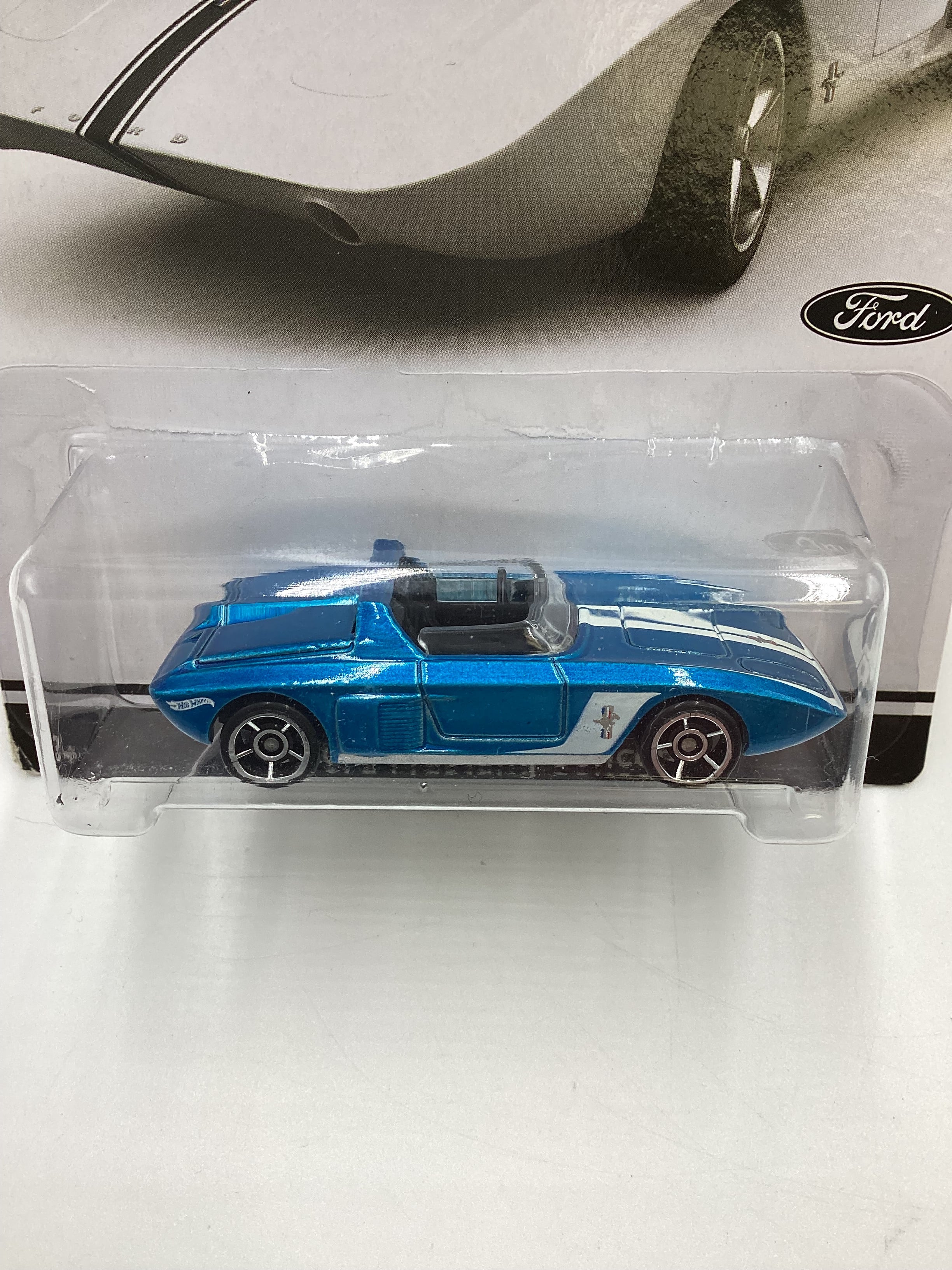 Hot Wheels Mustang 50 Years #1 62 Ford Mustang Concept Blue 154E - Image 3