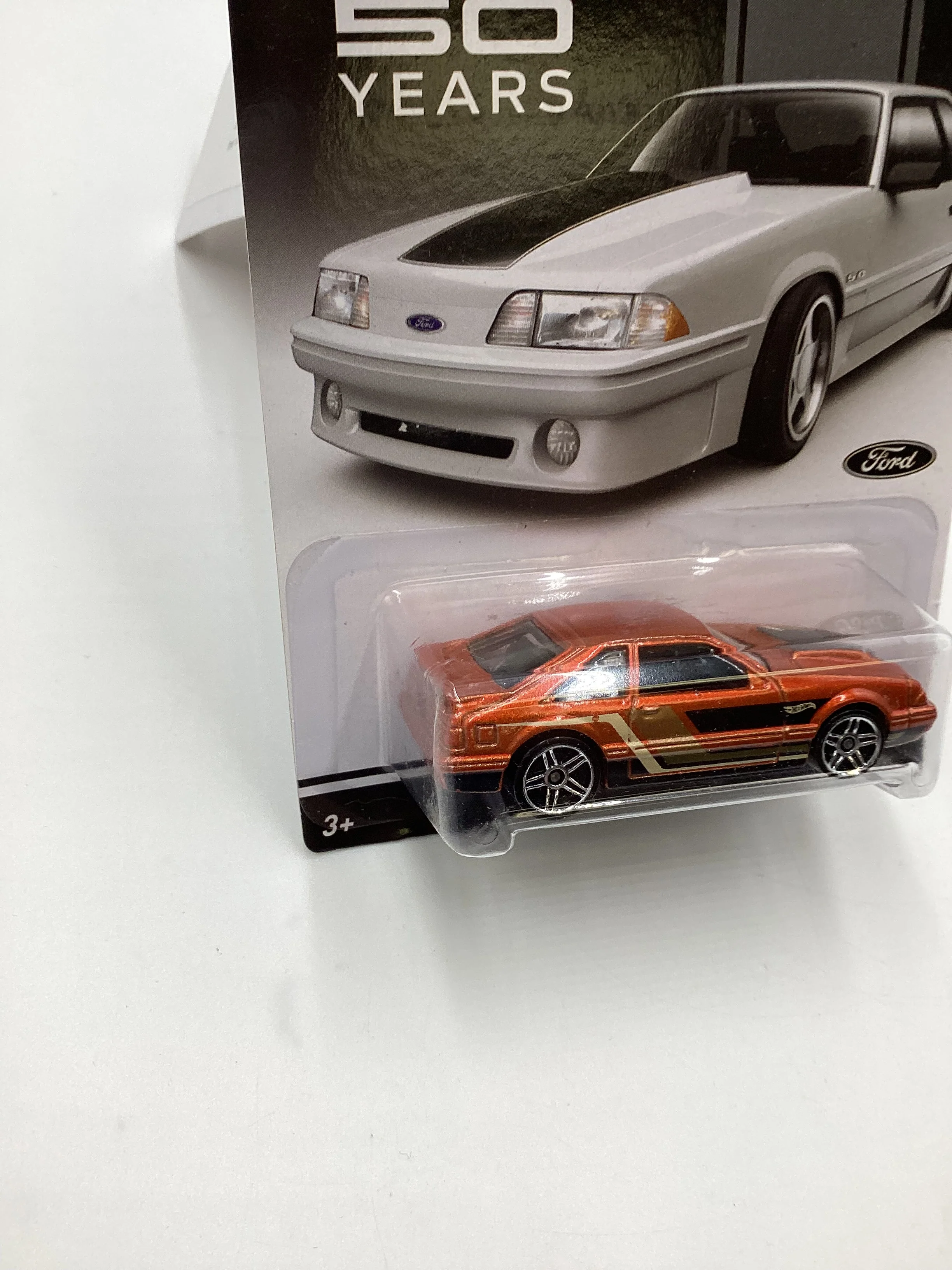 Hot Wheels Mustang 50 Years #4 92 Ford Mustang Orange 153D - Image 5