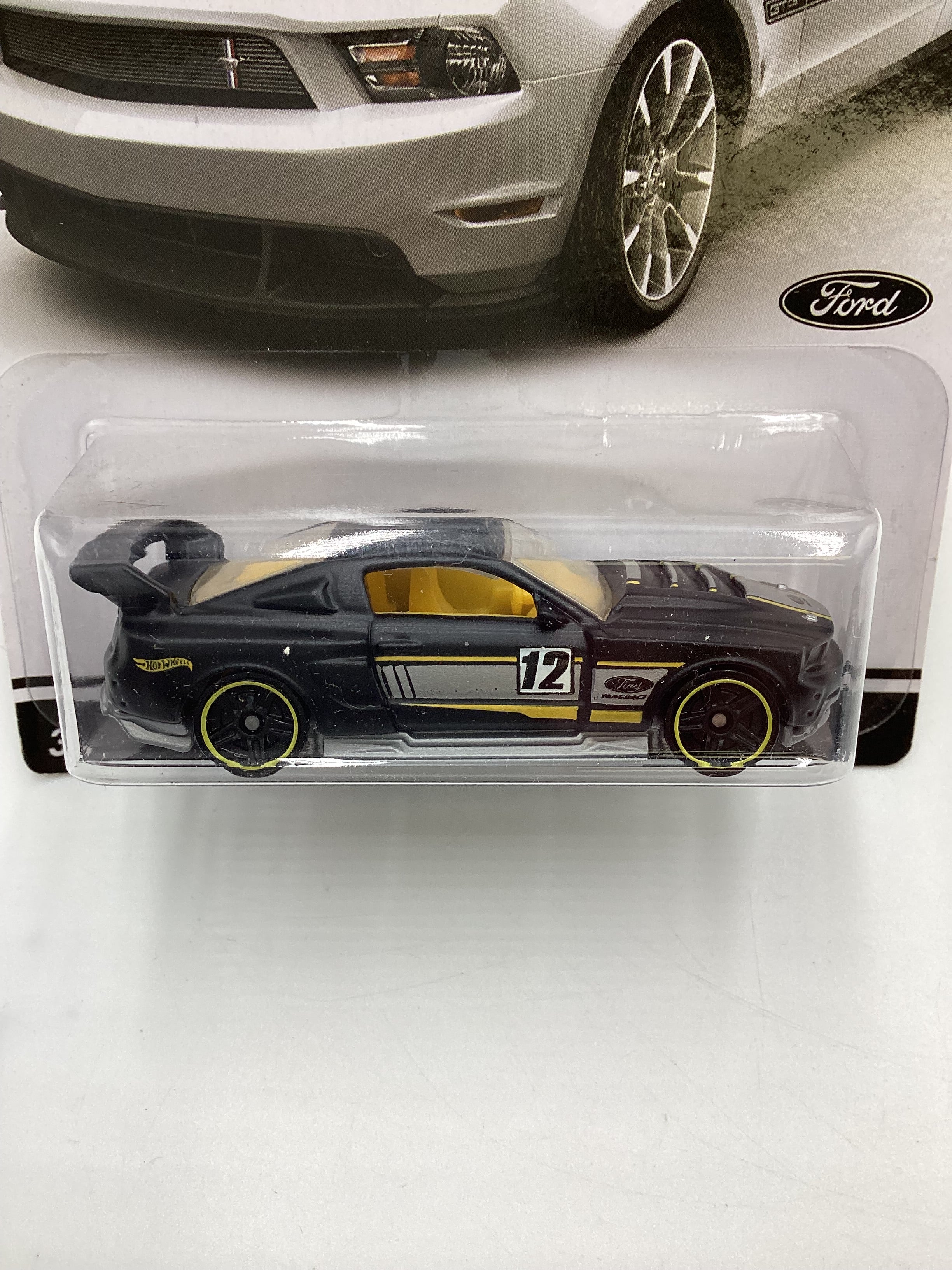 Hot Wheels Mustang 50 Years #7 12 Ford Mustang Black 152F - Image 3