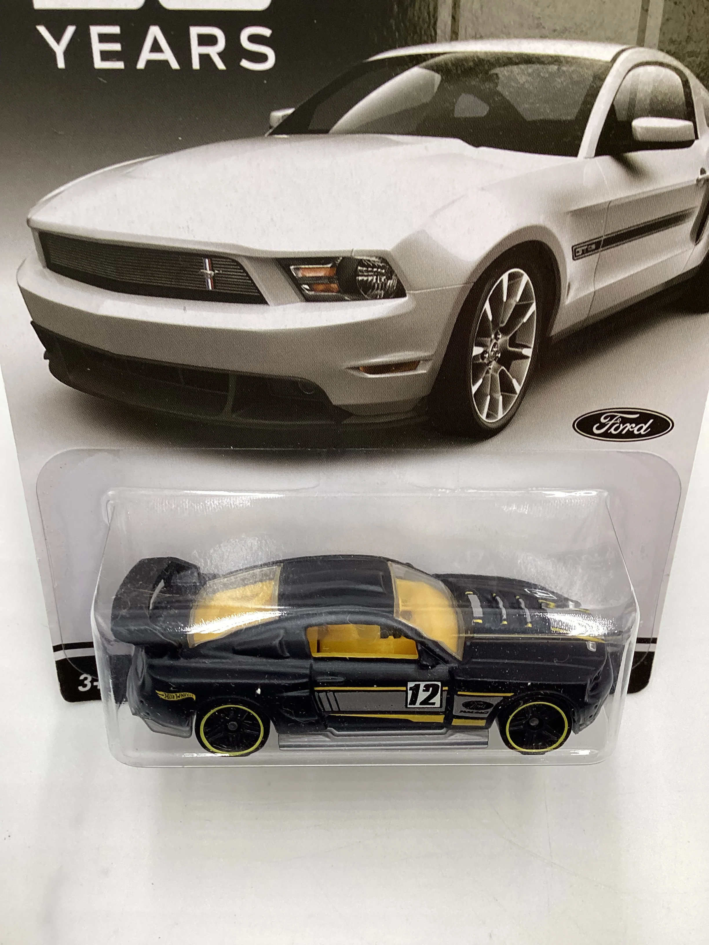 Hot Wheels Mustang 50 Years #7 12 Ford Mustang Black 152F - Image 6