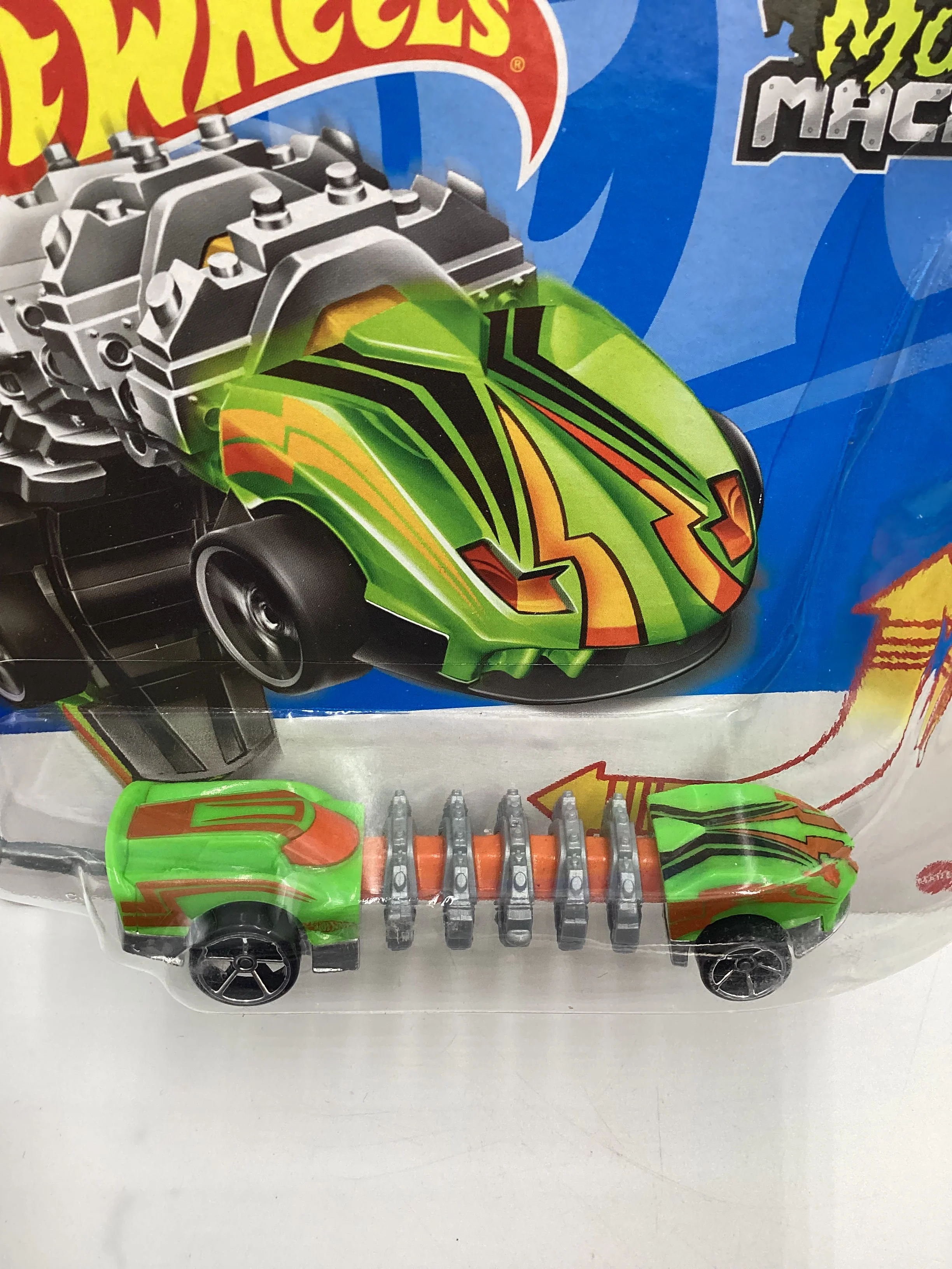 Hot Wheels Mutant Machines Top Speed GT Green - Image 6