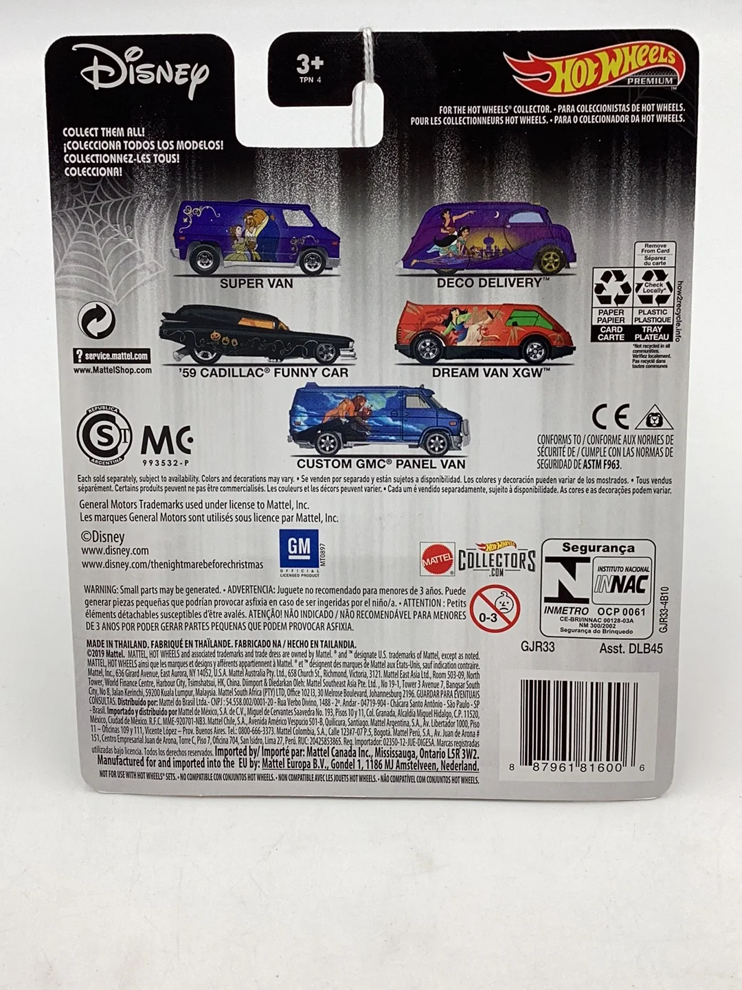 Hot Wheels Nightmare before Christmas 59 Cadillac Funny Car 3/5 265F - Image 7