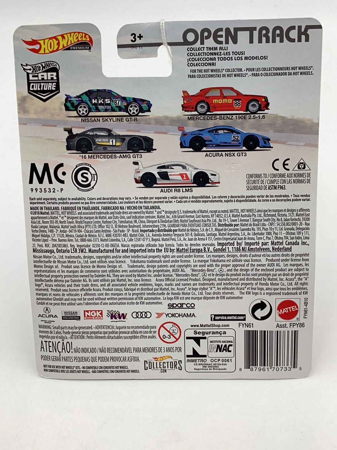 Hot Wheels Open Track #2 Mercedes Benz 190E 2.5-1.6 momo - Image 7