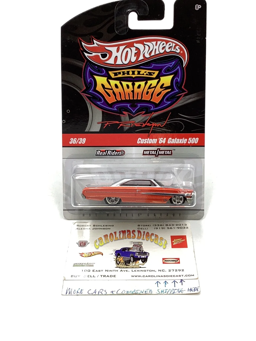 Hot wheels Phils garage Custom 64 Galaxie 500 Chase 36/39