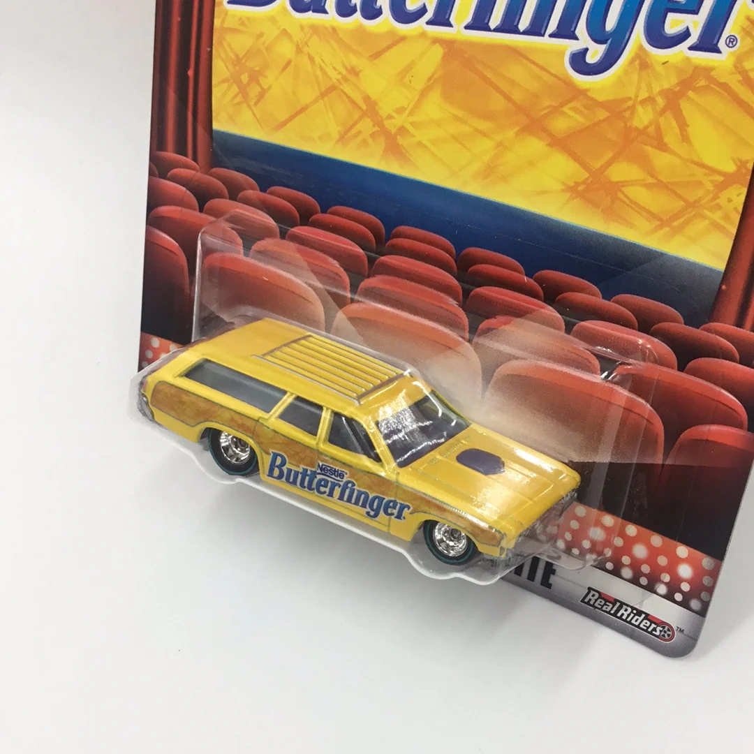 Hot Wheels Pop Culture Butterfinger 71 Plymouth Satellite real riders E1 - Image 3
